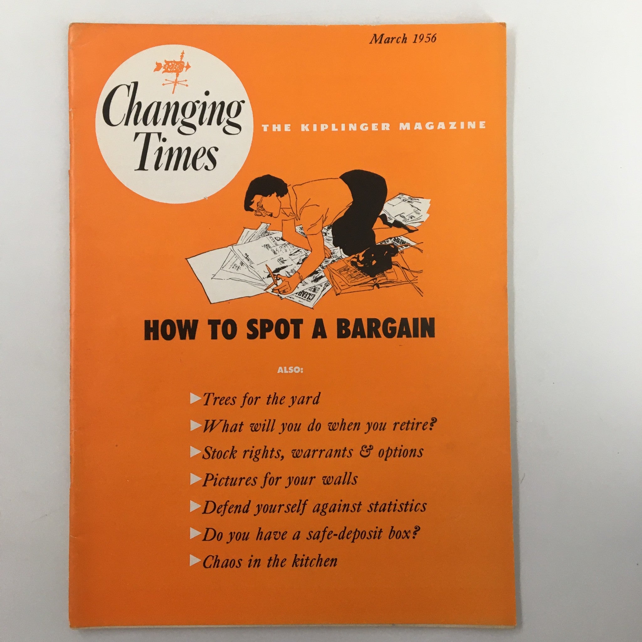 VTG Changing Times Magazine March 1956 Defend Yourself Against Statistics