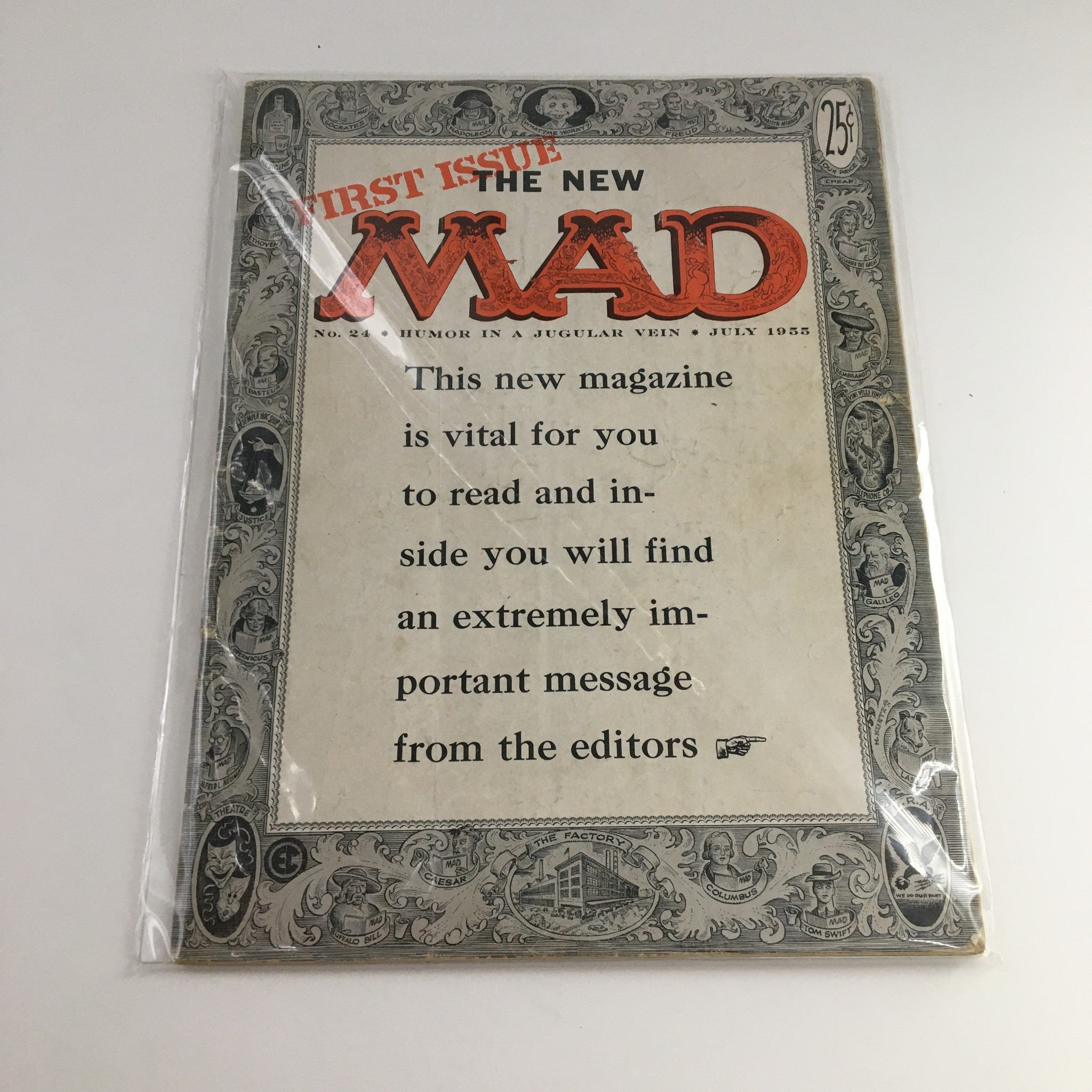 Mad Magazine July 1955 No. 24 The First Issue Fine FN 6.0