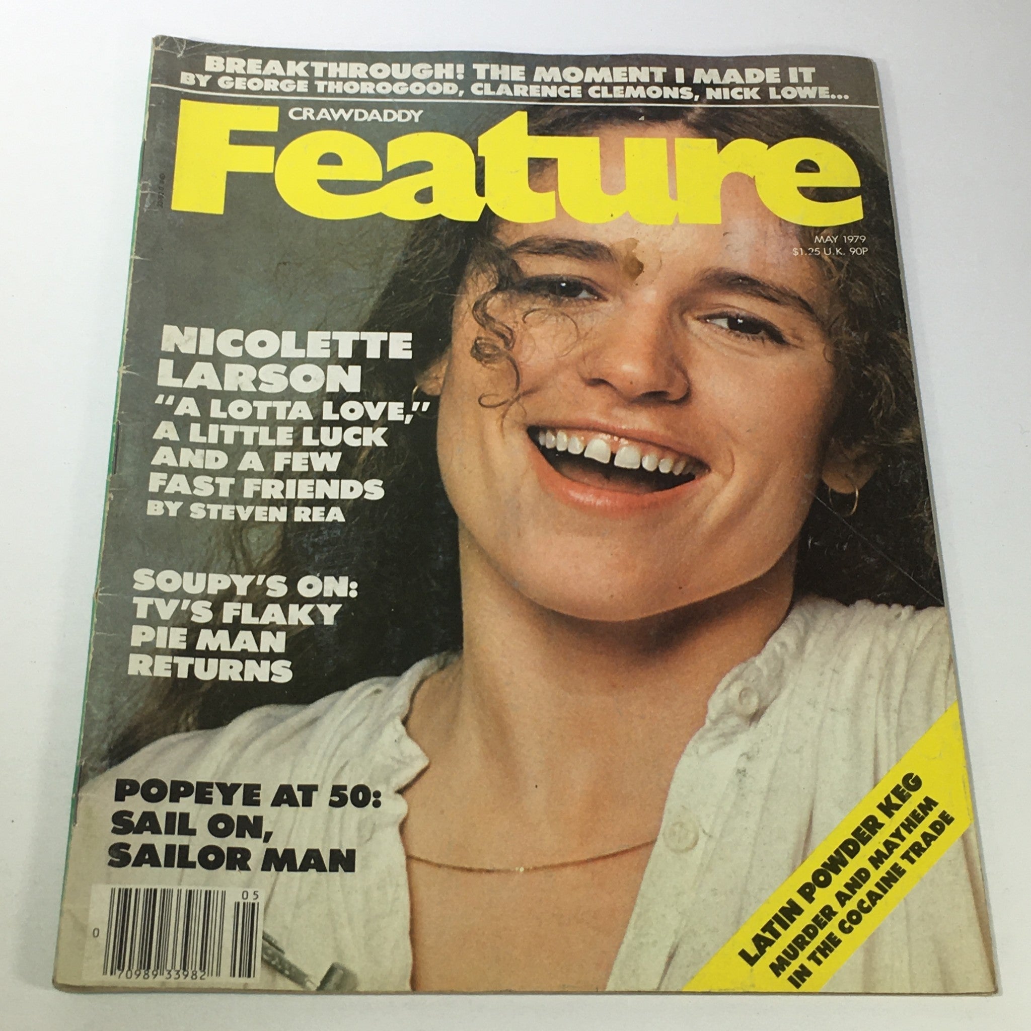 VTG Crawdaddy Feature Magazine May 1979 - Nicolette Larson / Newsstand