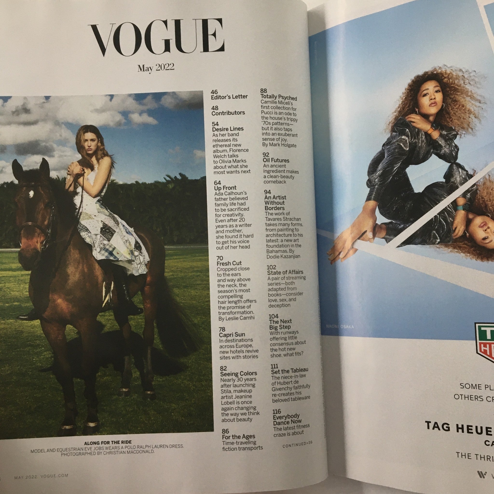 Vogue Magazine May 2022 Rihanna's Plus One Oh Baby & Equestrian Model Eve Jobs