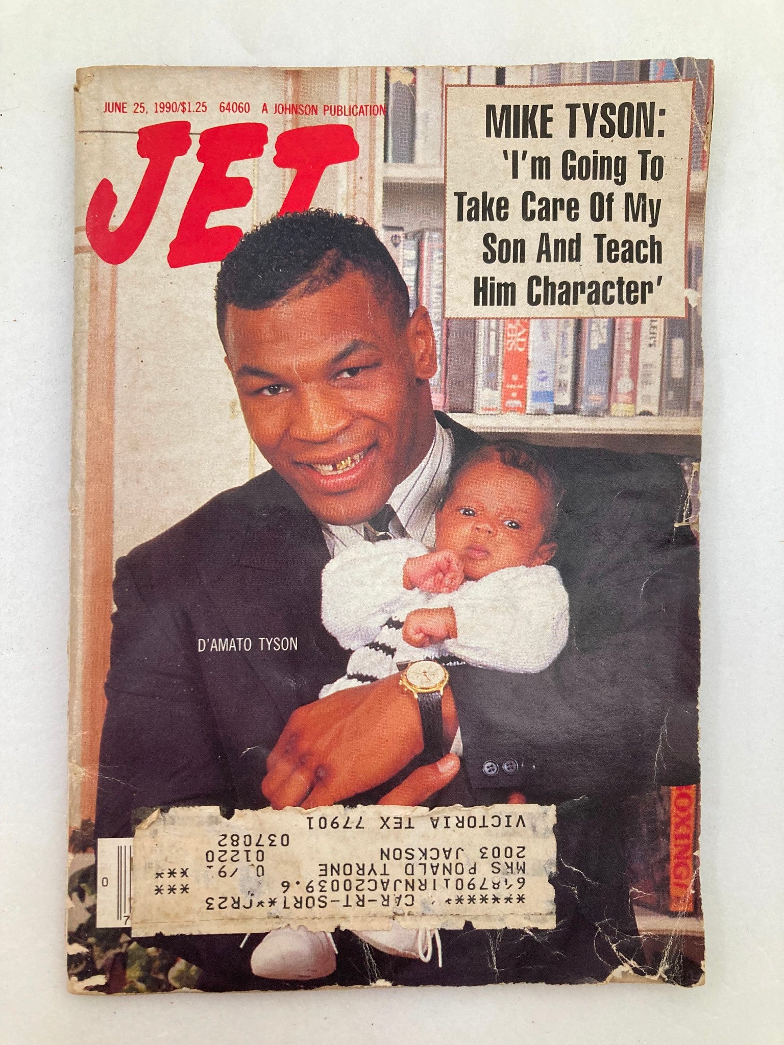 VTG Jet Magazine June 25 1990 Vol 78 #11 Mike Tyson & D'Amato Tyson