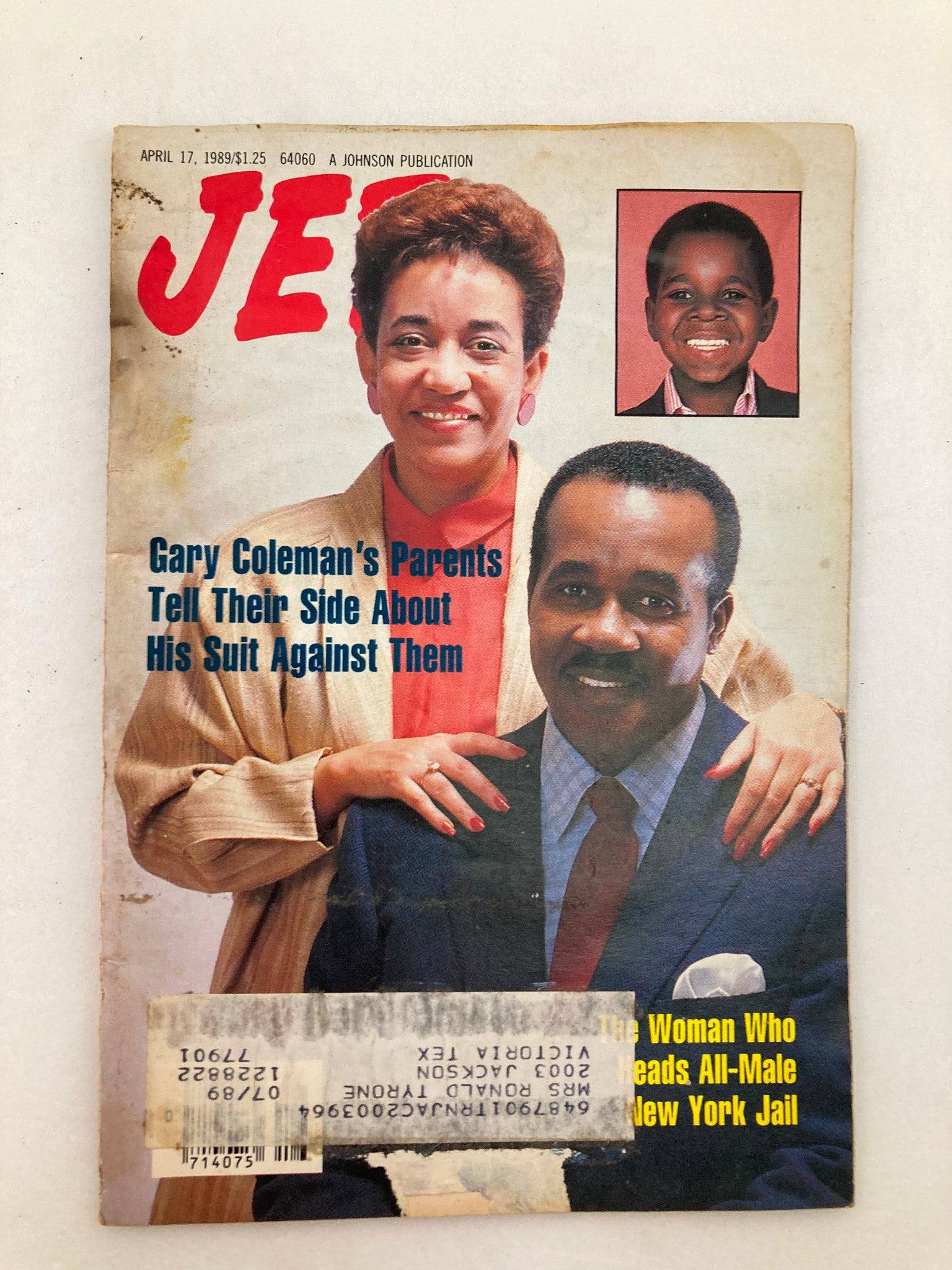 VTG Jet Magazine April 17 1989 Vol 76 #2 Gary Coleman His Suit Against Them