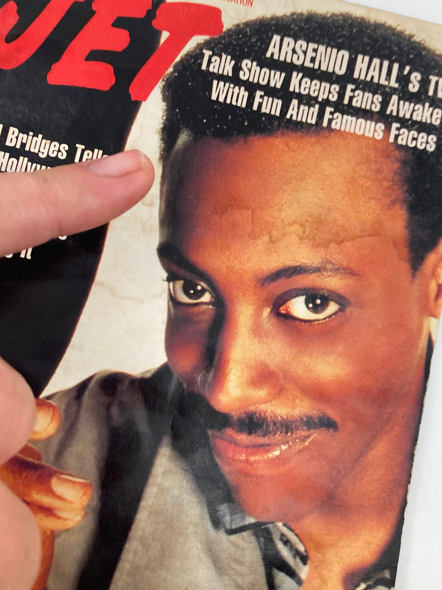 VTG Jet Magazine April 10 1989 Vol 76 #1 Arsenio Hall and Todd Bridges