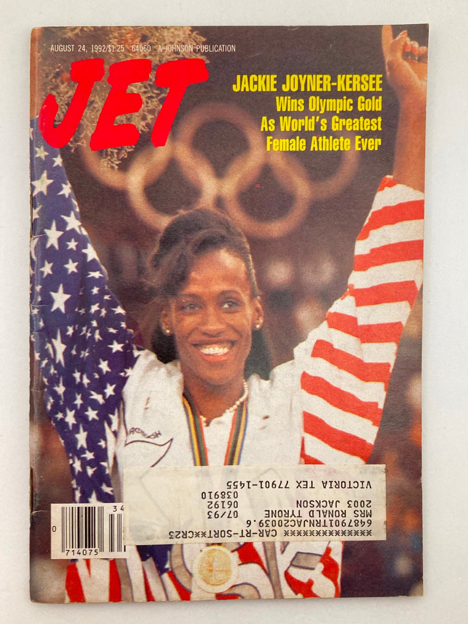 Jet Magazine August 24 1992 Vol 82 #18 Jackie Joyner-Kersee Win Olympic Gold