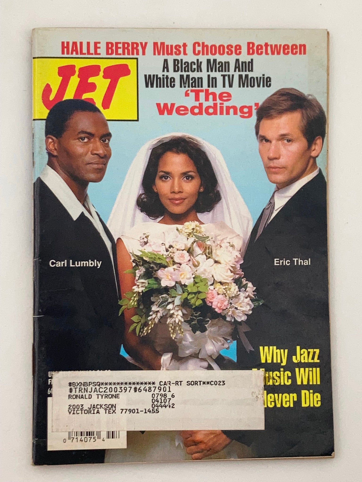 Jet Magazine February 16 1998 Vol 93 #12 Carl Lumbly, Halle Berry, Eric Thal