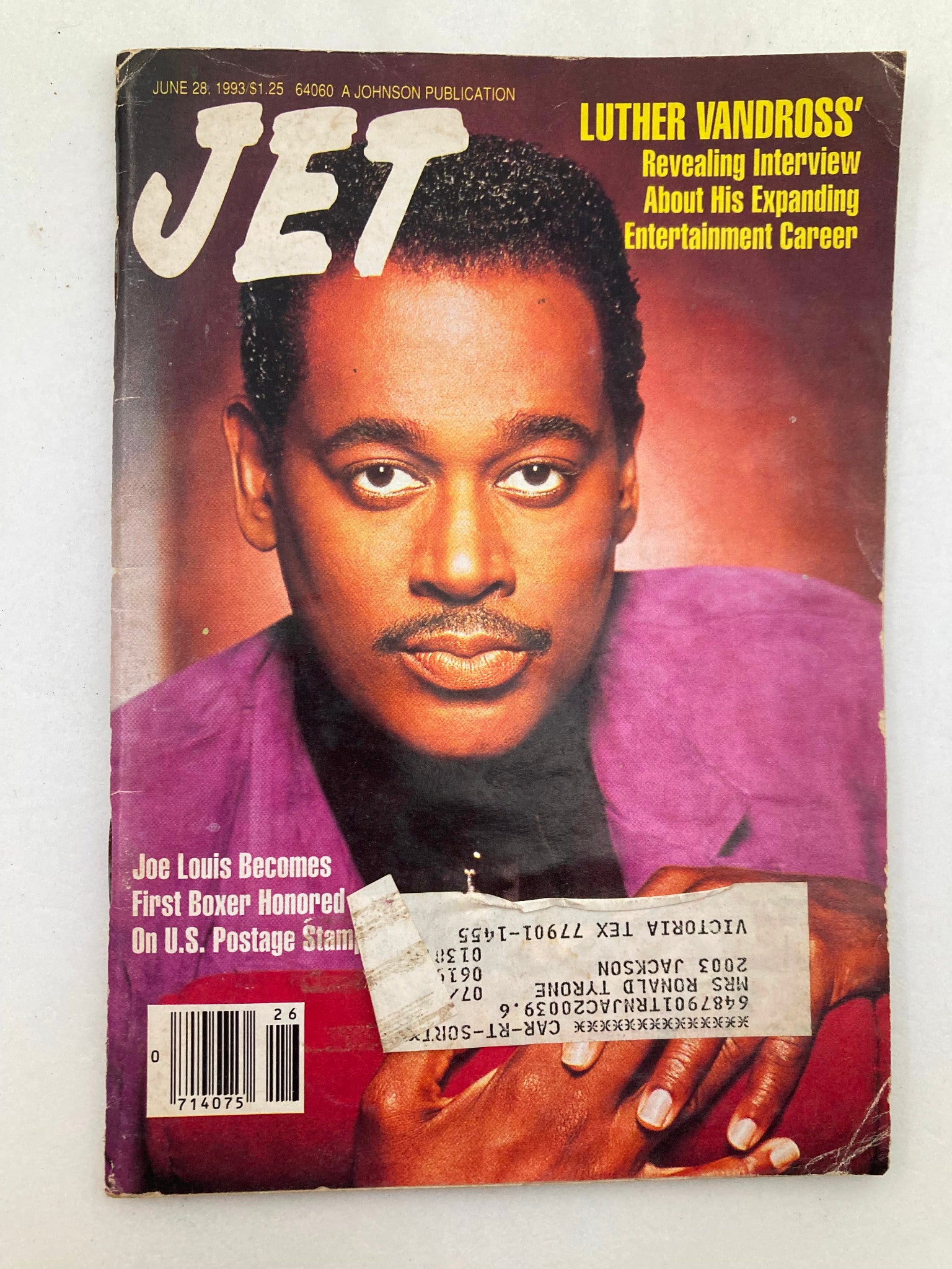 Jet Magazine June 28 1993 Vol 84 #9 Luther Vandross' Expanding Career