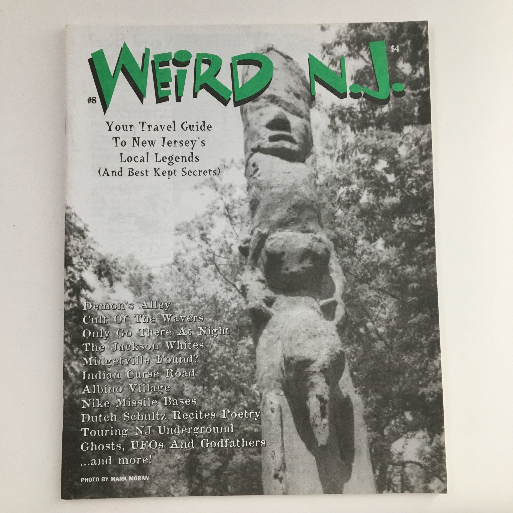 Weird N.J. Magazine 1998 #8 Travel Guide To NJ Local Legends, No Label