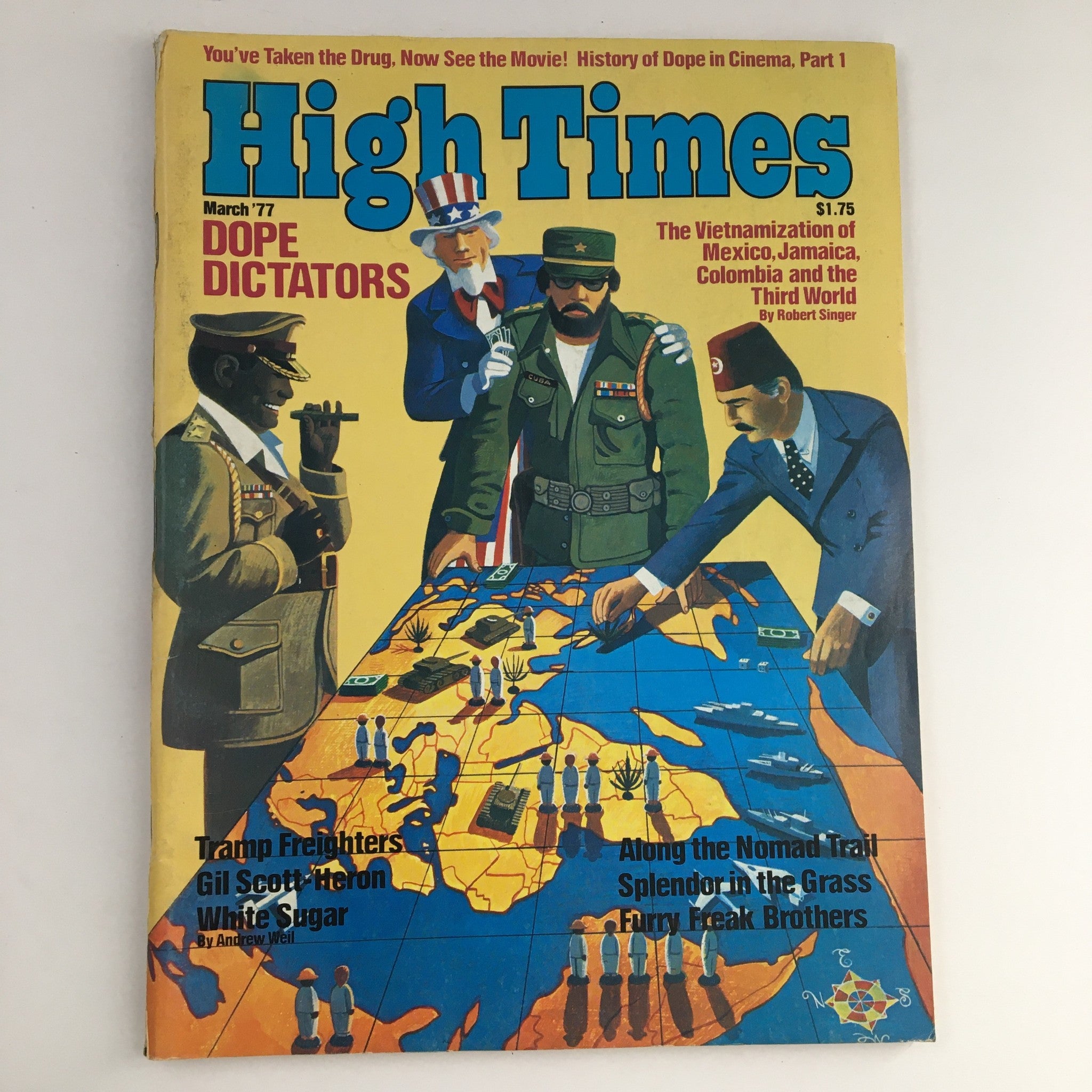 High Times Magazine March 1977 Dope Dictators & Gil Scott Heron, No Label