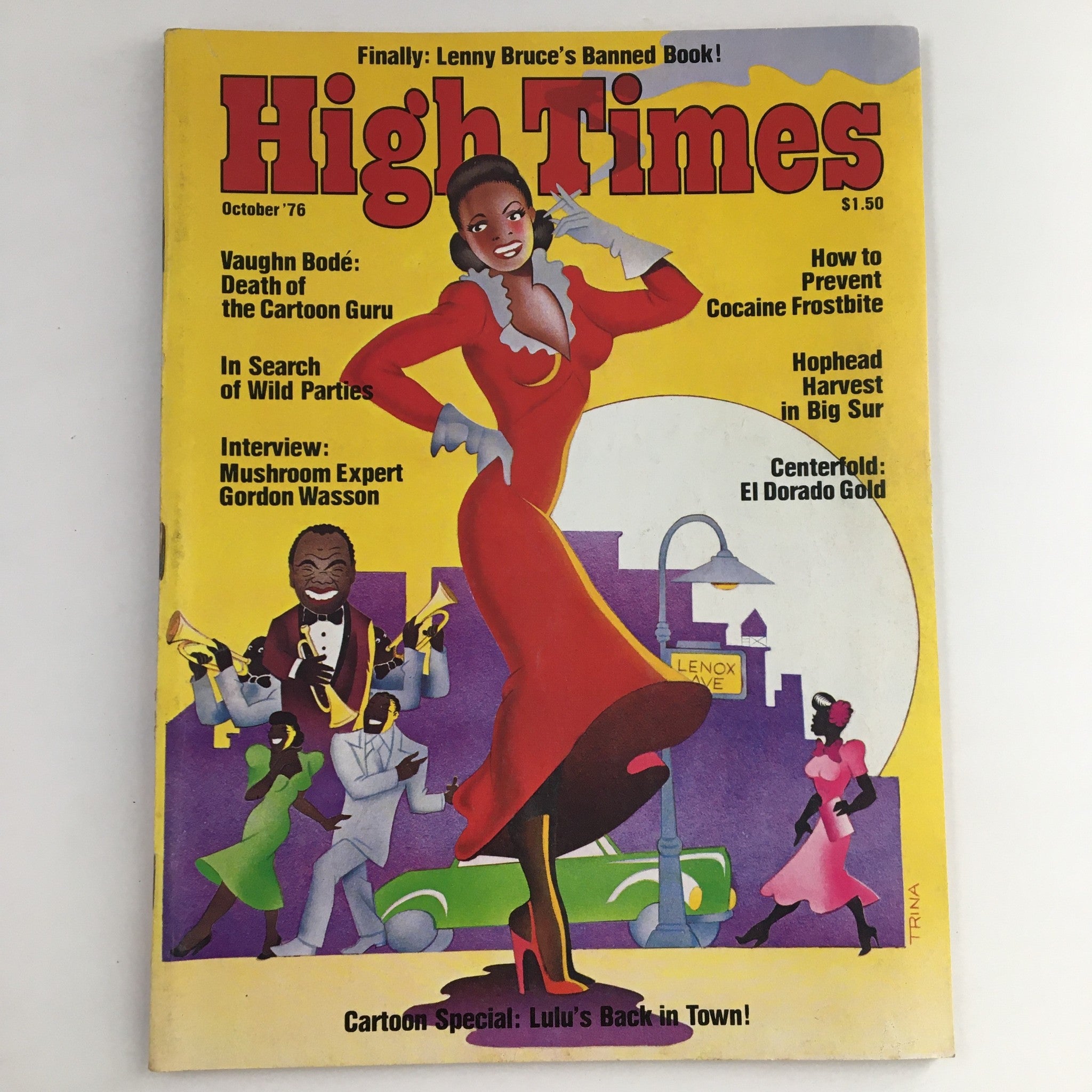 High Times Magazine October 1976 lulu's Back In Town & Gordon Wasson, No Label