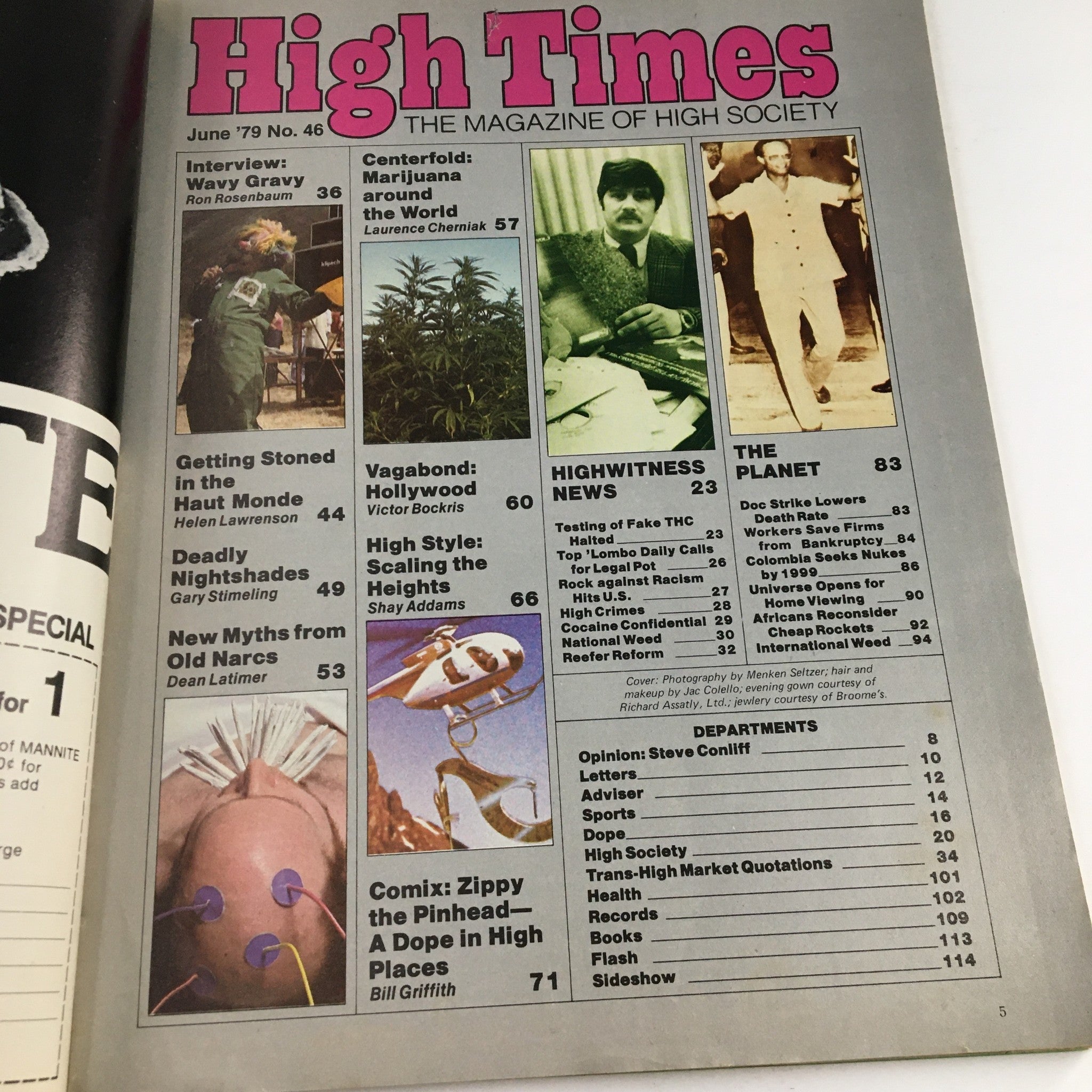 High Times Magazine June 1979 The Dea's Desperate Lies About Grass, No Label