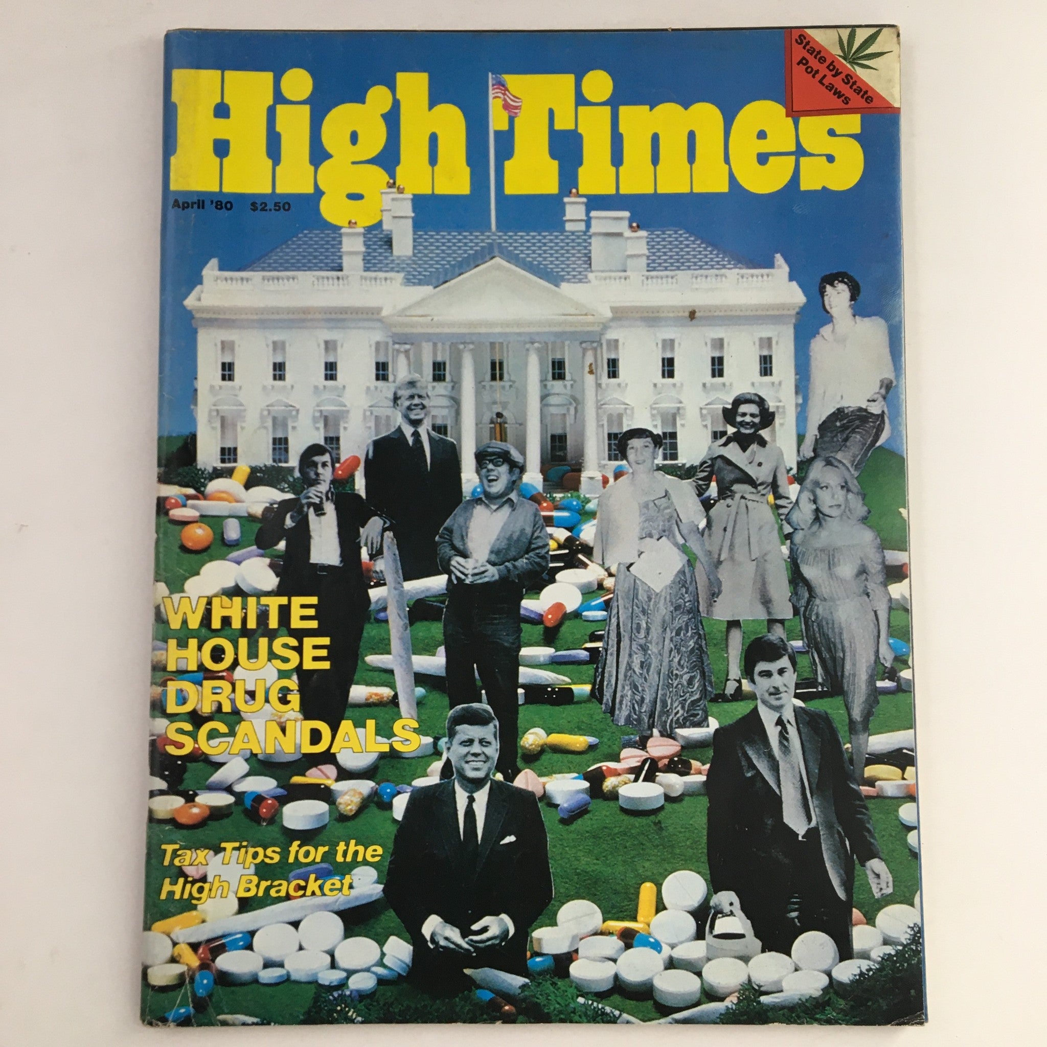 High Times Magazine April 1980 The White House Drug Scandals, No Label