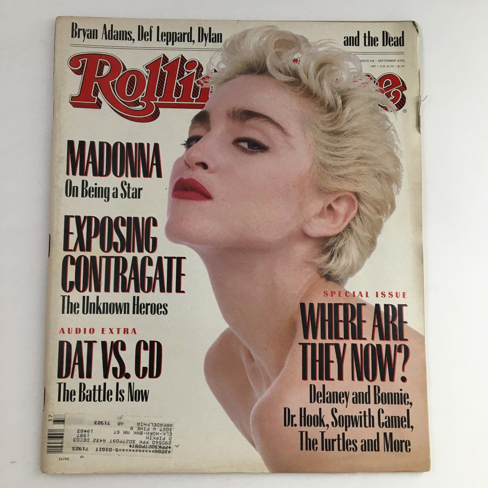 Rolling Stone Magazine September 10 1987 Madonna Being A Star, Delaney & Bonnie