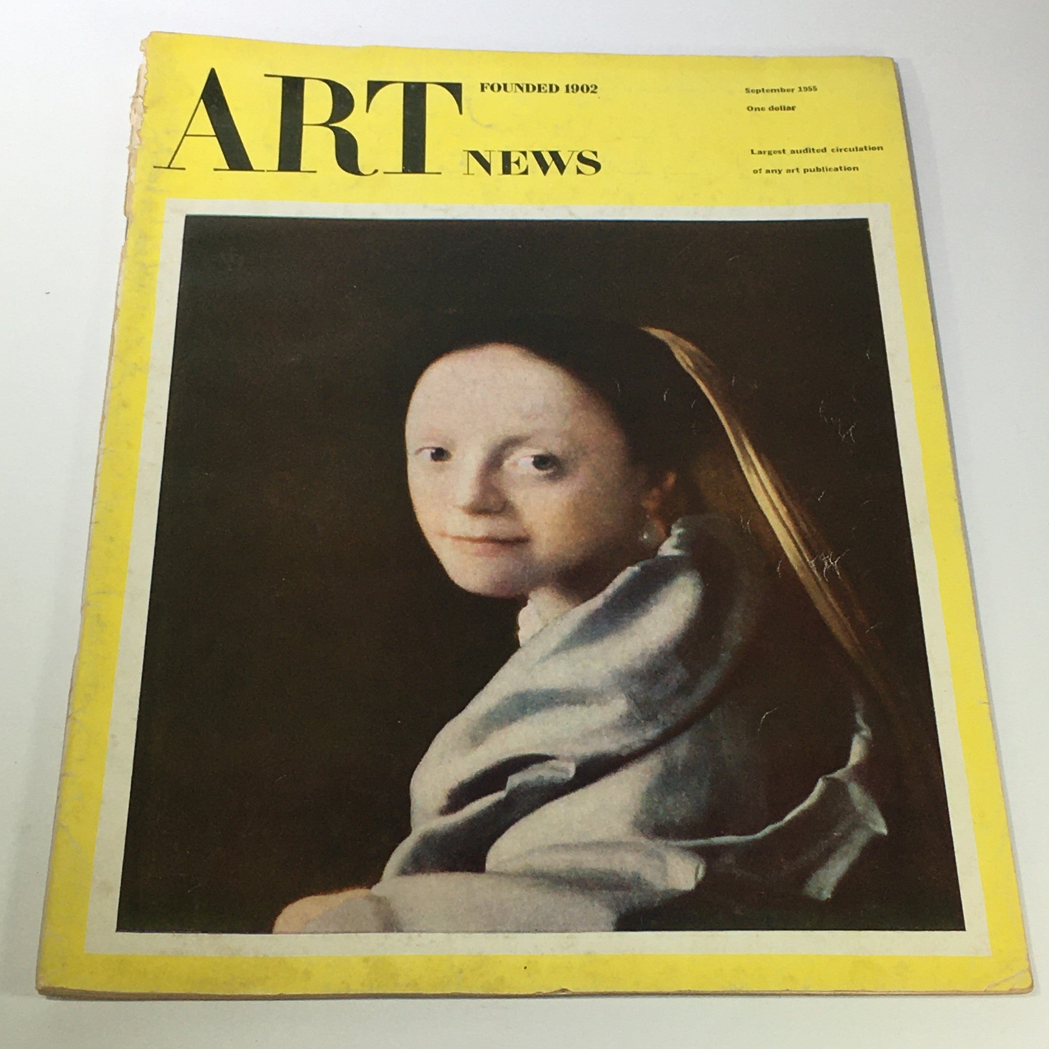 VTG Art News Magazine September 1958 Girl With A Pearl Earring Johannes Vermeer