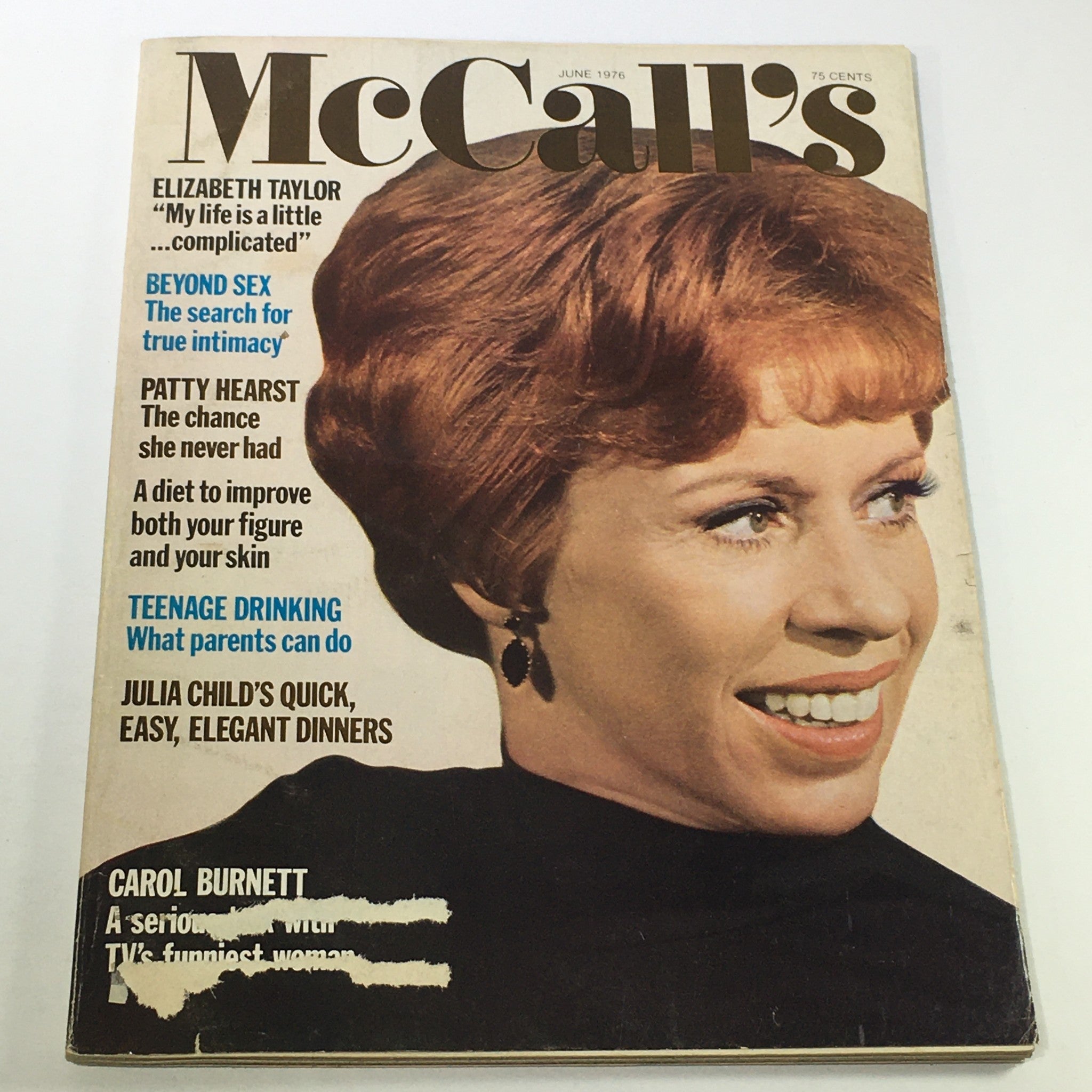 VTG McCall's Magazine June 1976 - Carol Burnett / Elizabeth Taylor