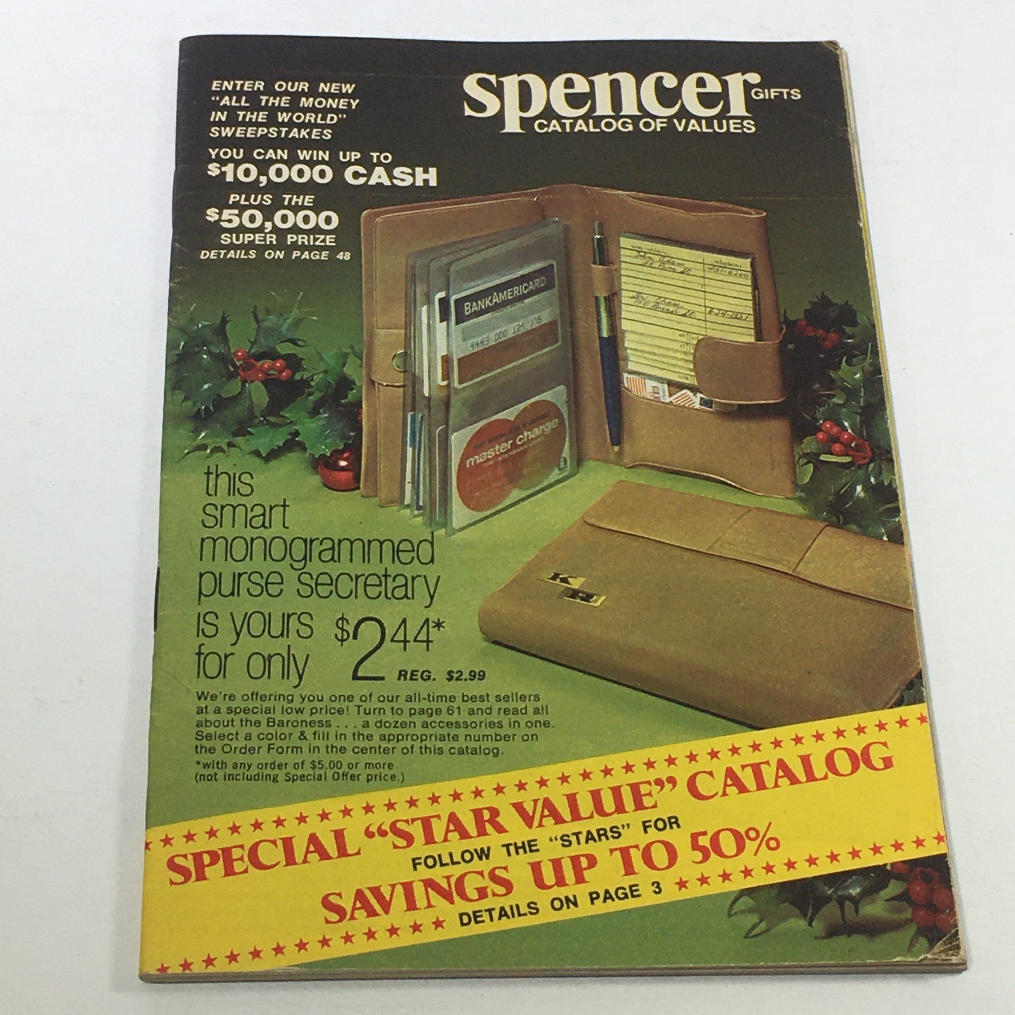 VTG Spencer Gifts Catalog Of Values Price Guide December 1977