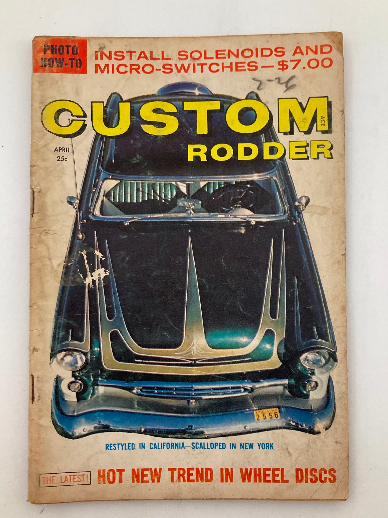 VTG Custom Rodder Magazine April 1959 Vol 4 #4 New Trend in Wheel Discs No Label