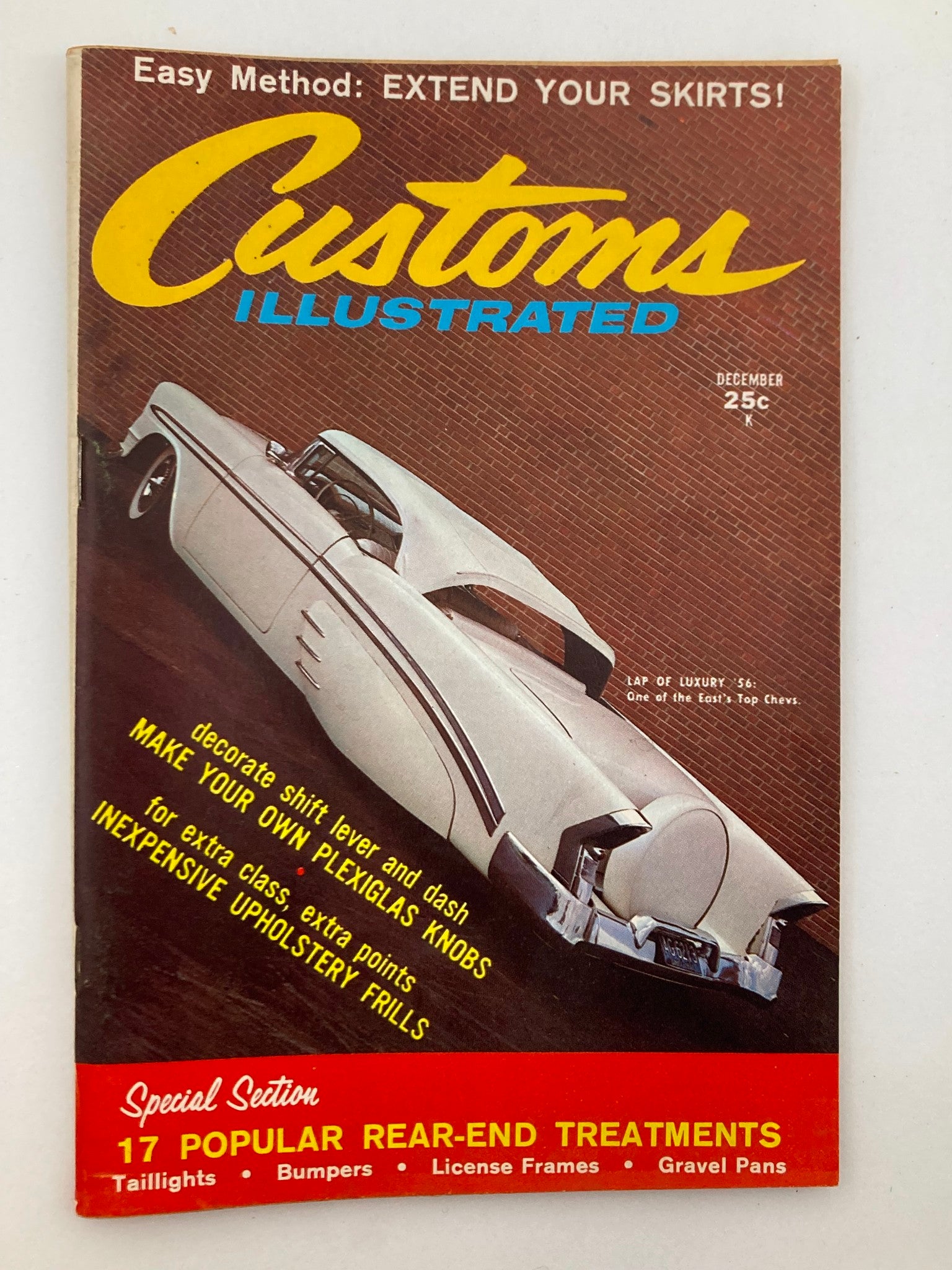 VTG Customs Illustrated Magazine December 1959 Vol 2 #3 East's Top Chev No Label