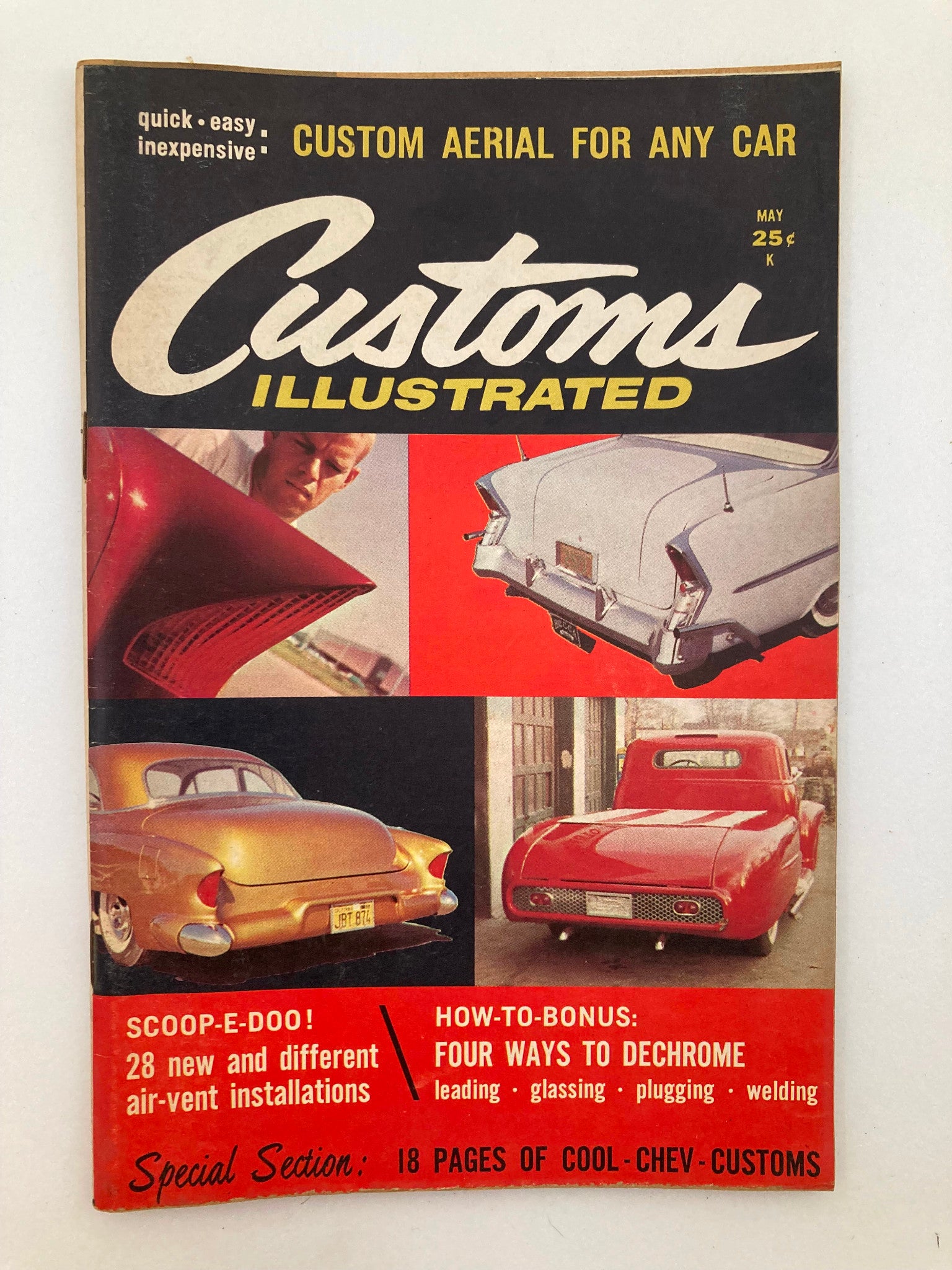 VTG Customs Illustrated Magazine May 1960 Vol 3 #2 Cool-Chev-Customs N
