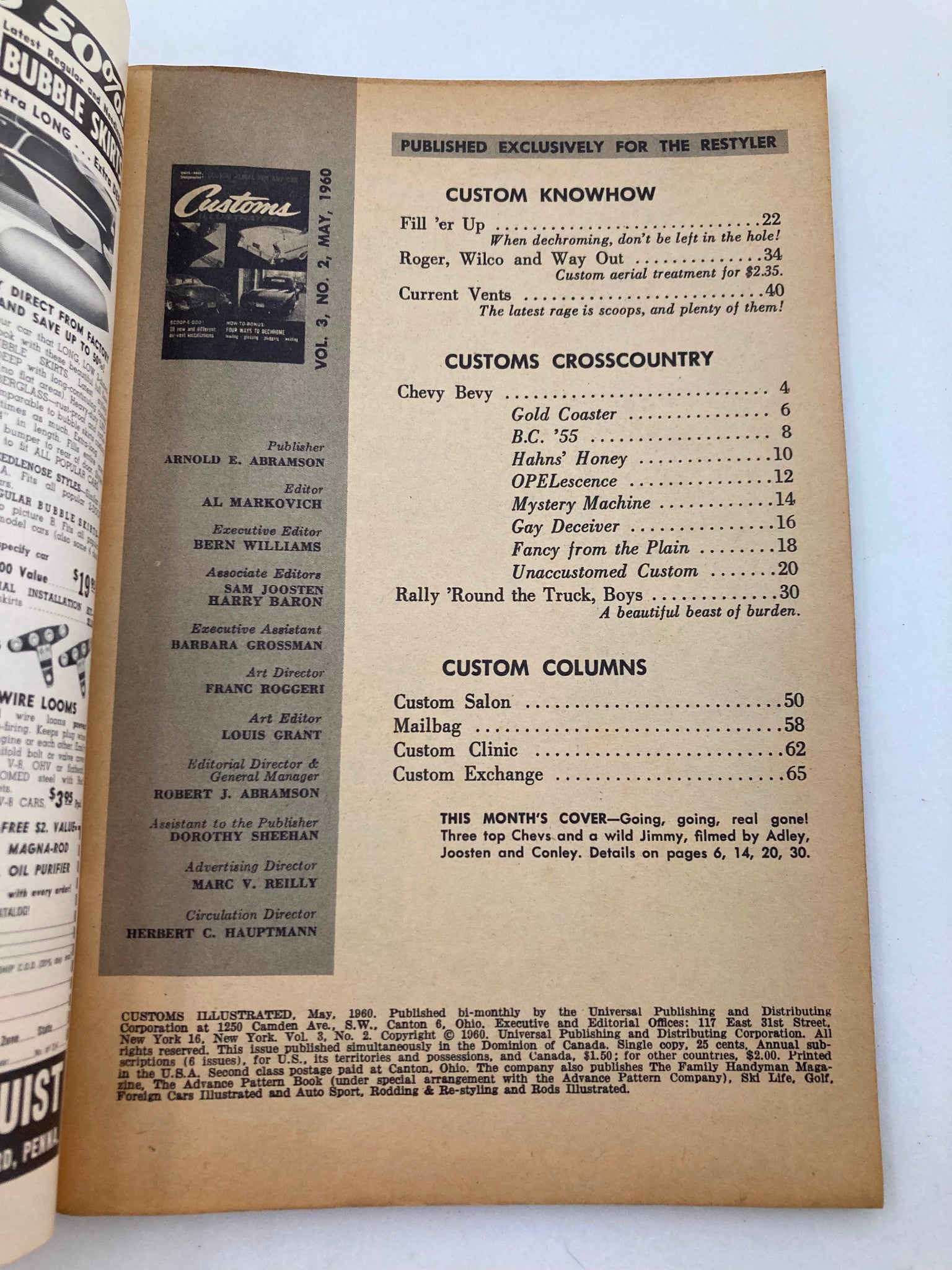 1960 Customs Illustrated Magazine Vol 3 #2