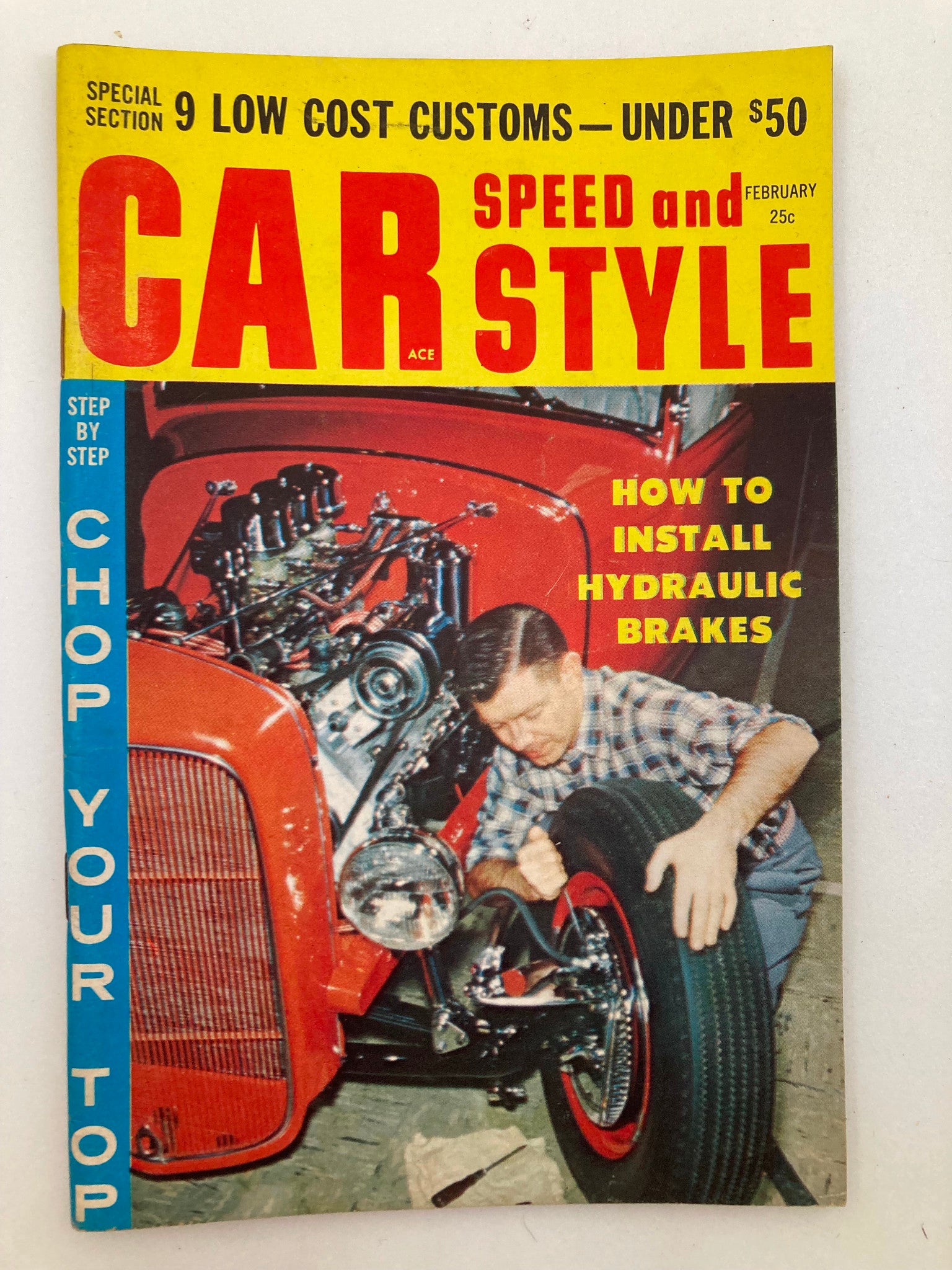 VTG Car Speed & Style Magazine February 1960 Vol 5 #2 Hydraulic Brakes No Label