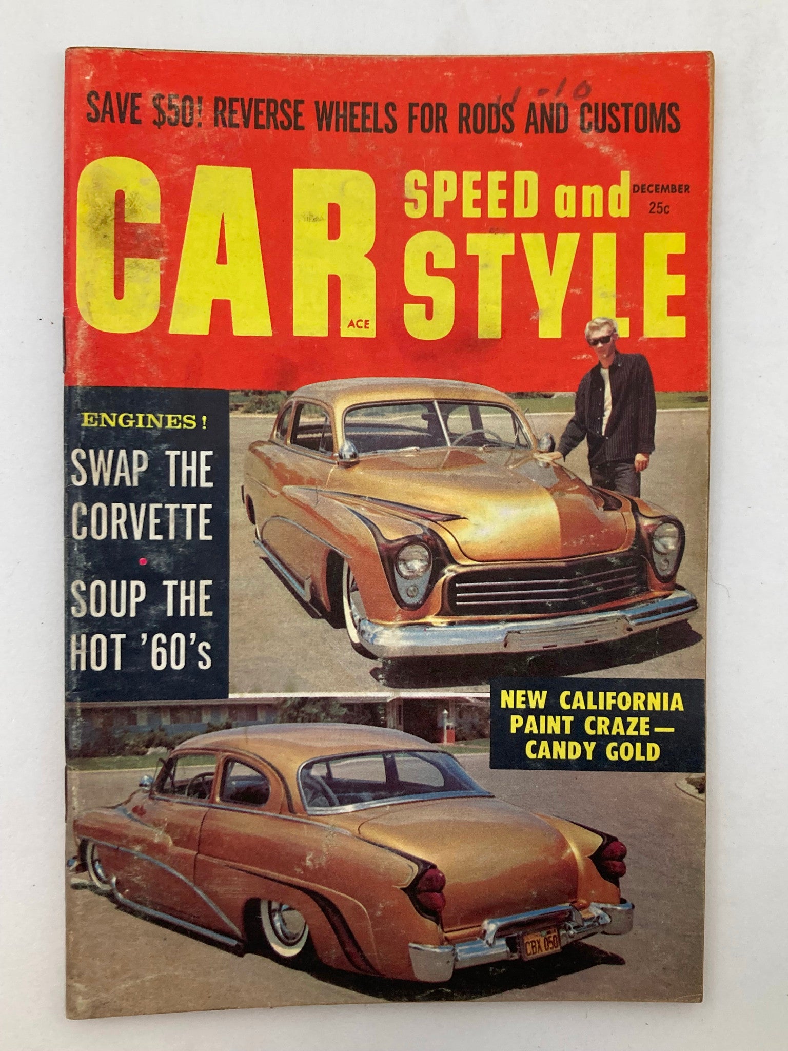 VTG Car Speed & Style Magazine December 1959 Vol 4 #6 Swap the Corvette No Label