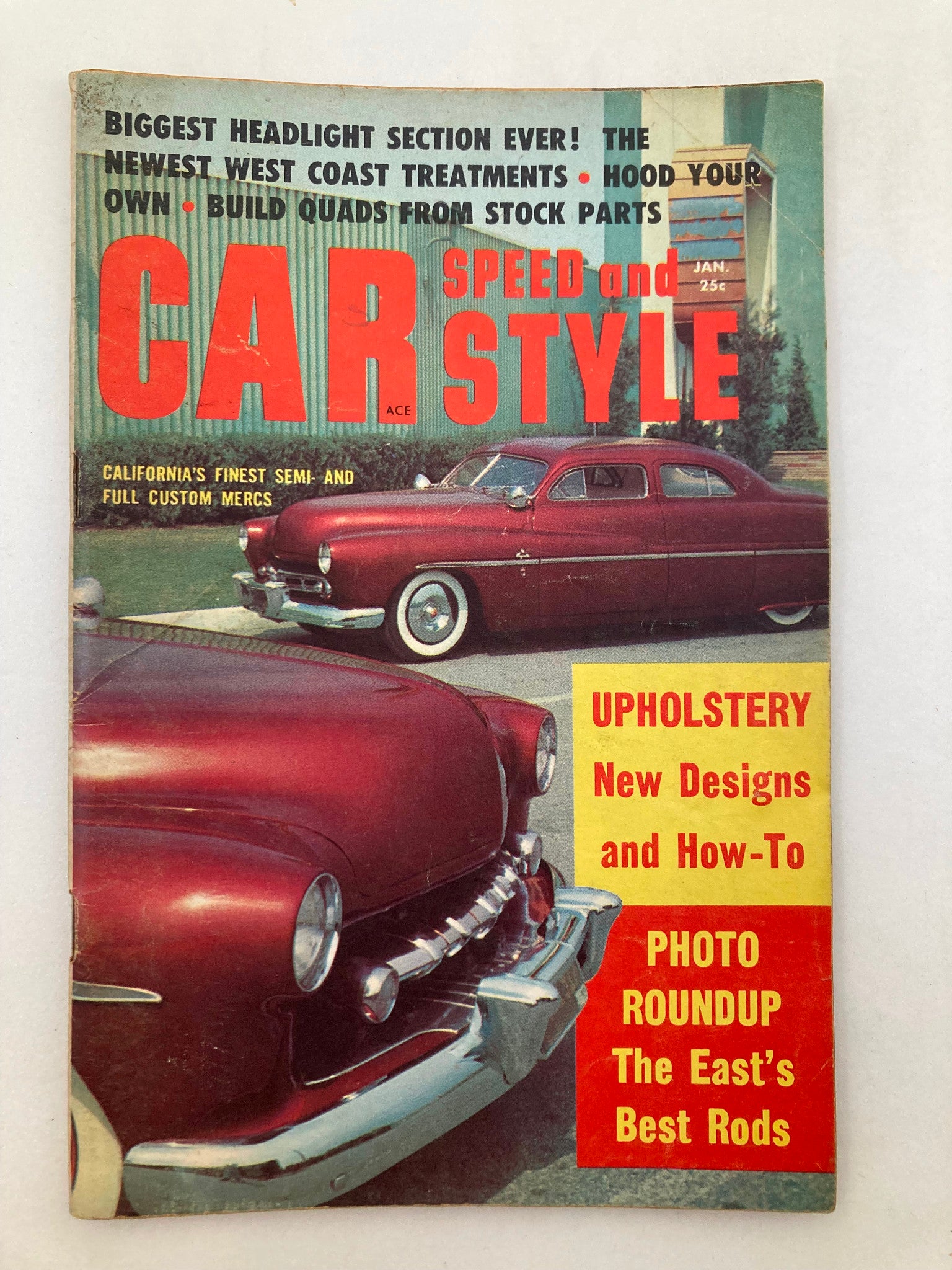 VTG Car Speed & Style Magazine January 1959 Vol 3 #1 California Finest No Label