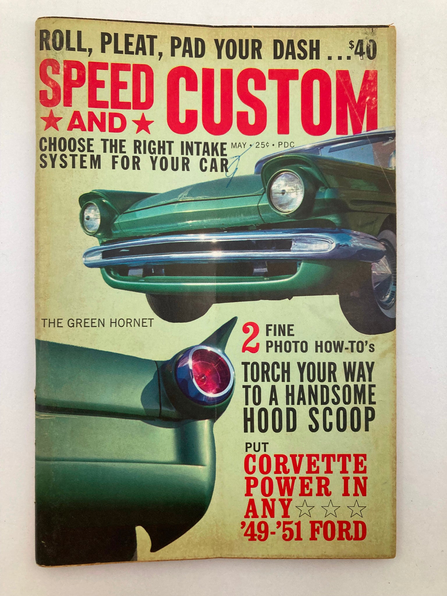 VTG Speed & Custom Magazine May 1962 Vol 9 #5 The Green Hornet No Label