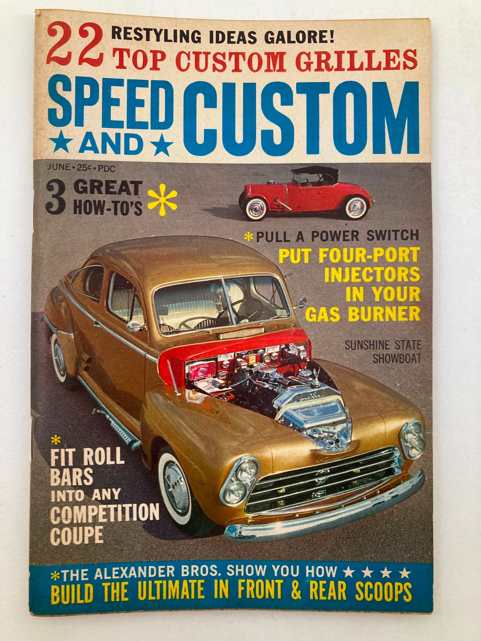 VTG Speed & Custom Magazine June 1962 Vol 9 #6 Sunshine State Boat No Label