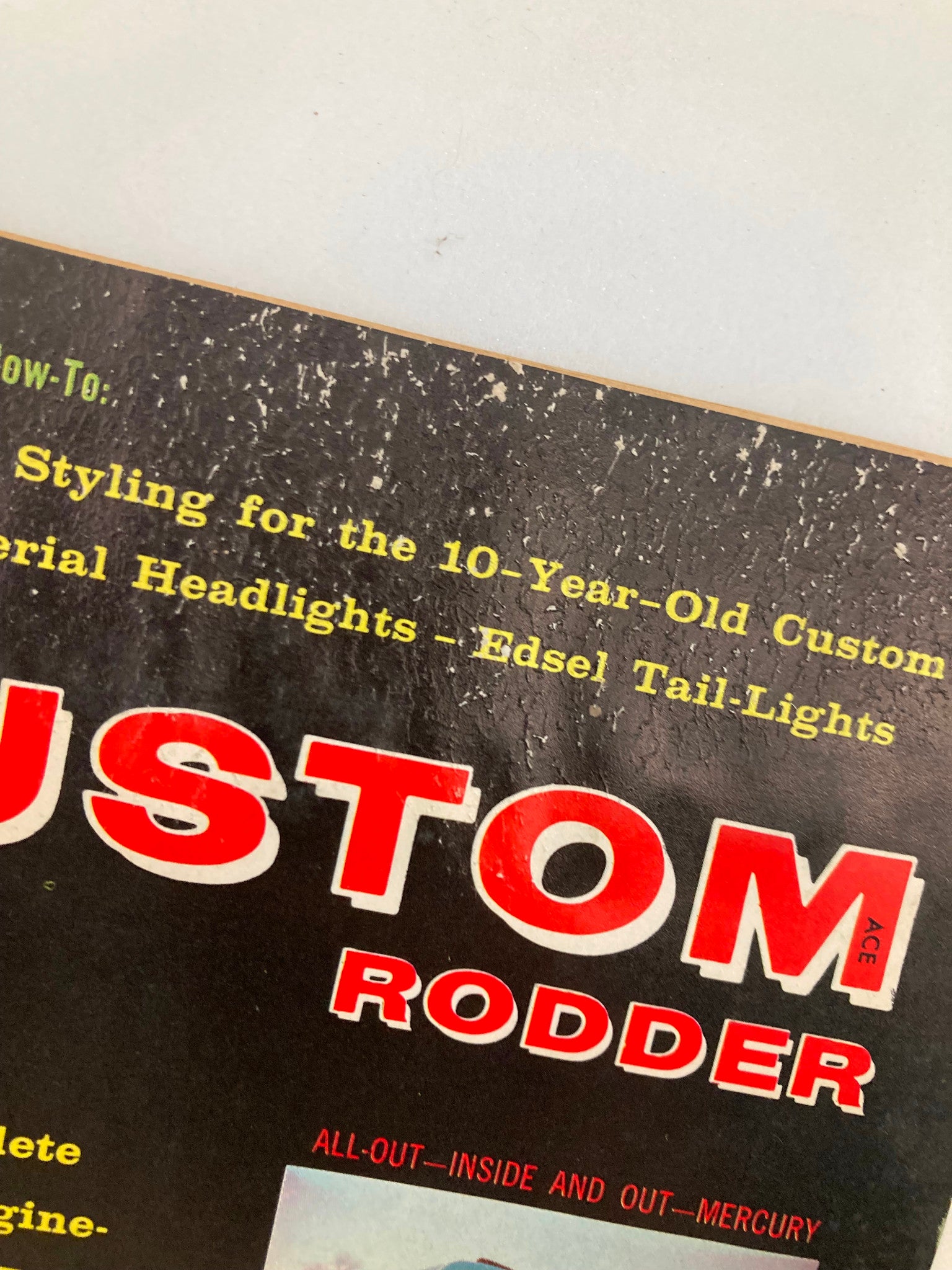 VTG Custom Rodder Magazine August 1959 Vol 5 #2 Inside & Out - Mercury No Label