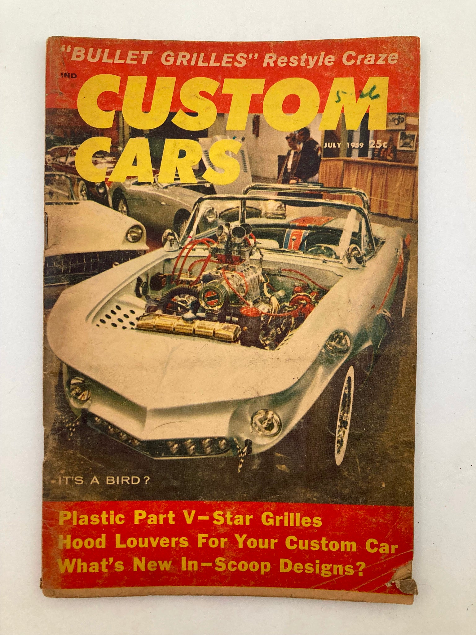 VTG Custom Cars Magazine July 1959 Vol 2 #11 Chopped and Dropped No Label