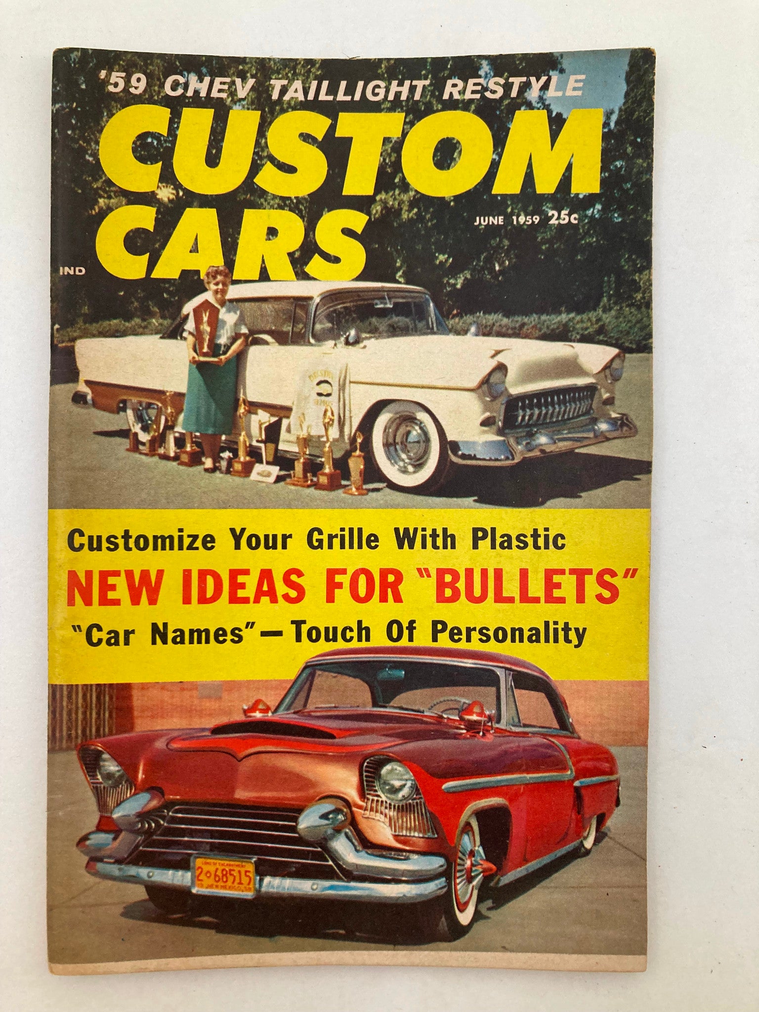 VTG Custom Cars Magazine June 1959 Vol 2 #10 Show Time U.S.A. No Label