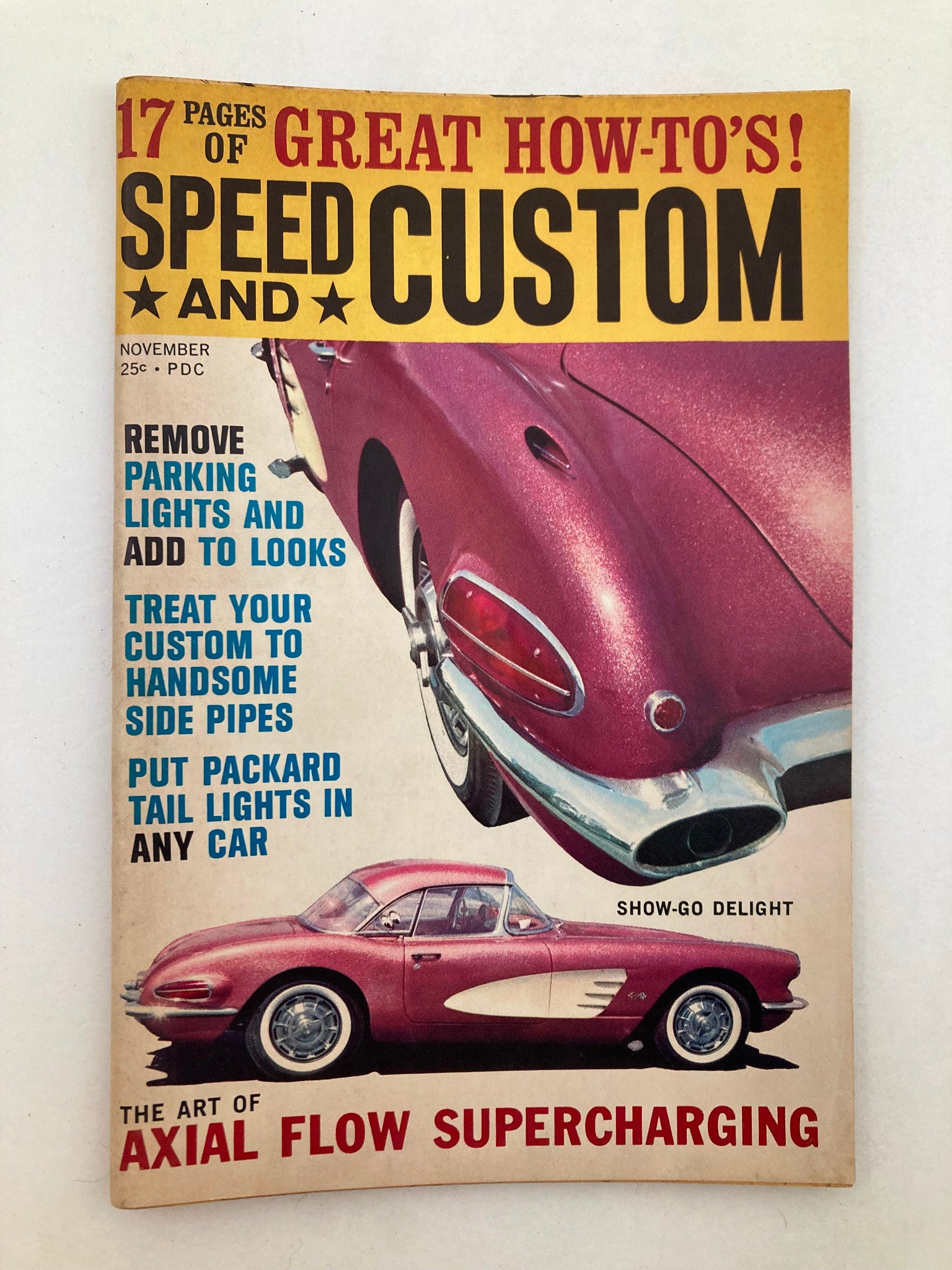 VTG Speed & Custom Magazine November 1962 Vol 10 #5 Show-Go Delight No Label