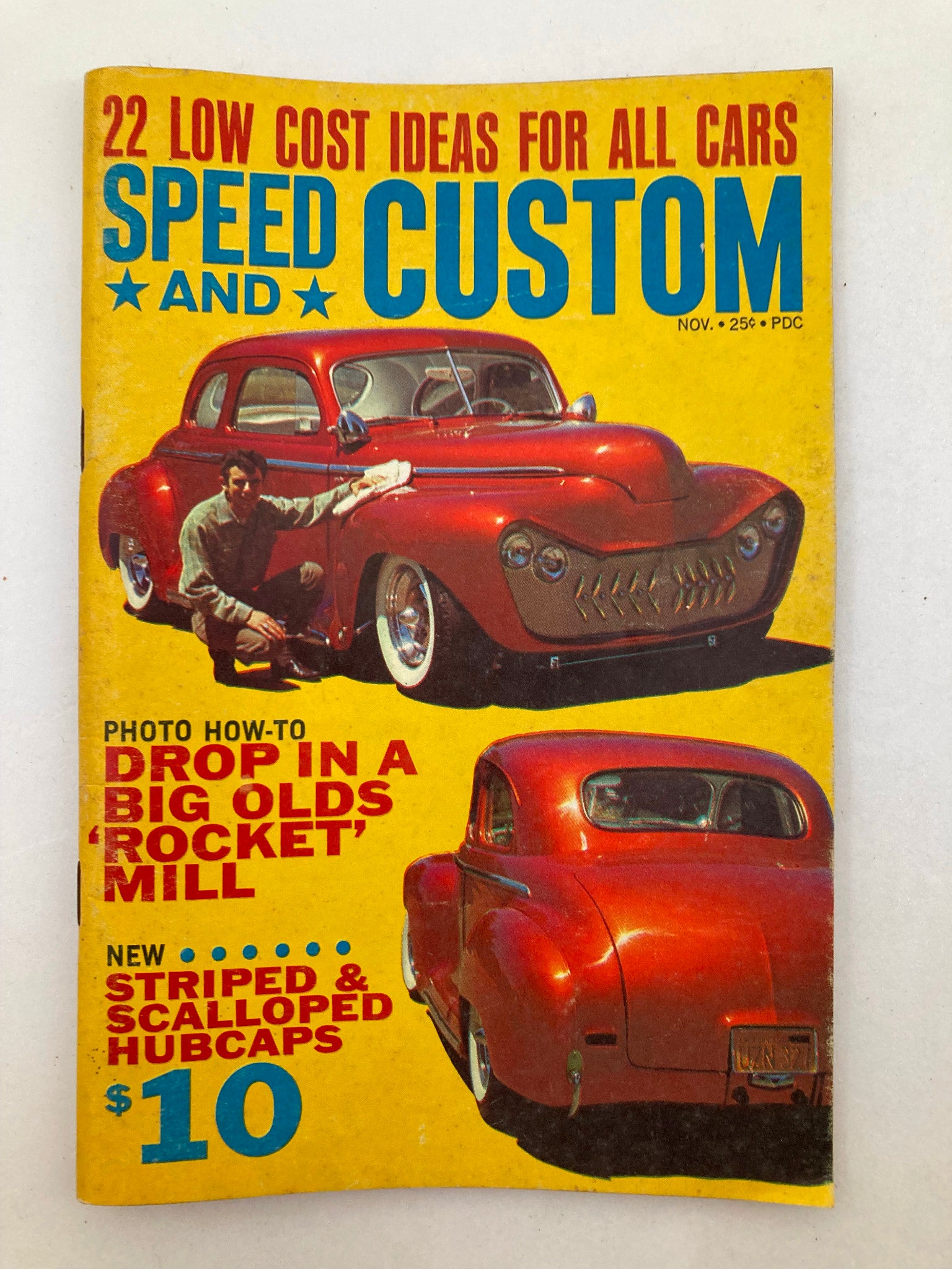 VTG Speed & Custom Magazine November 1961 Vol 8 #5 Rodding in Miniature No Label