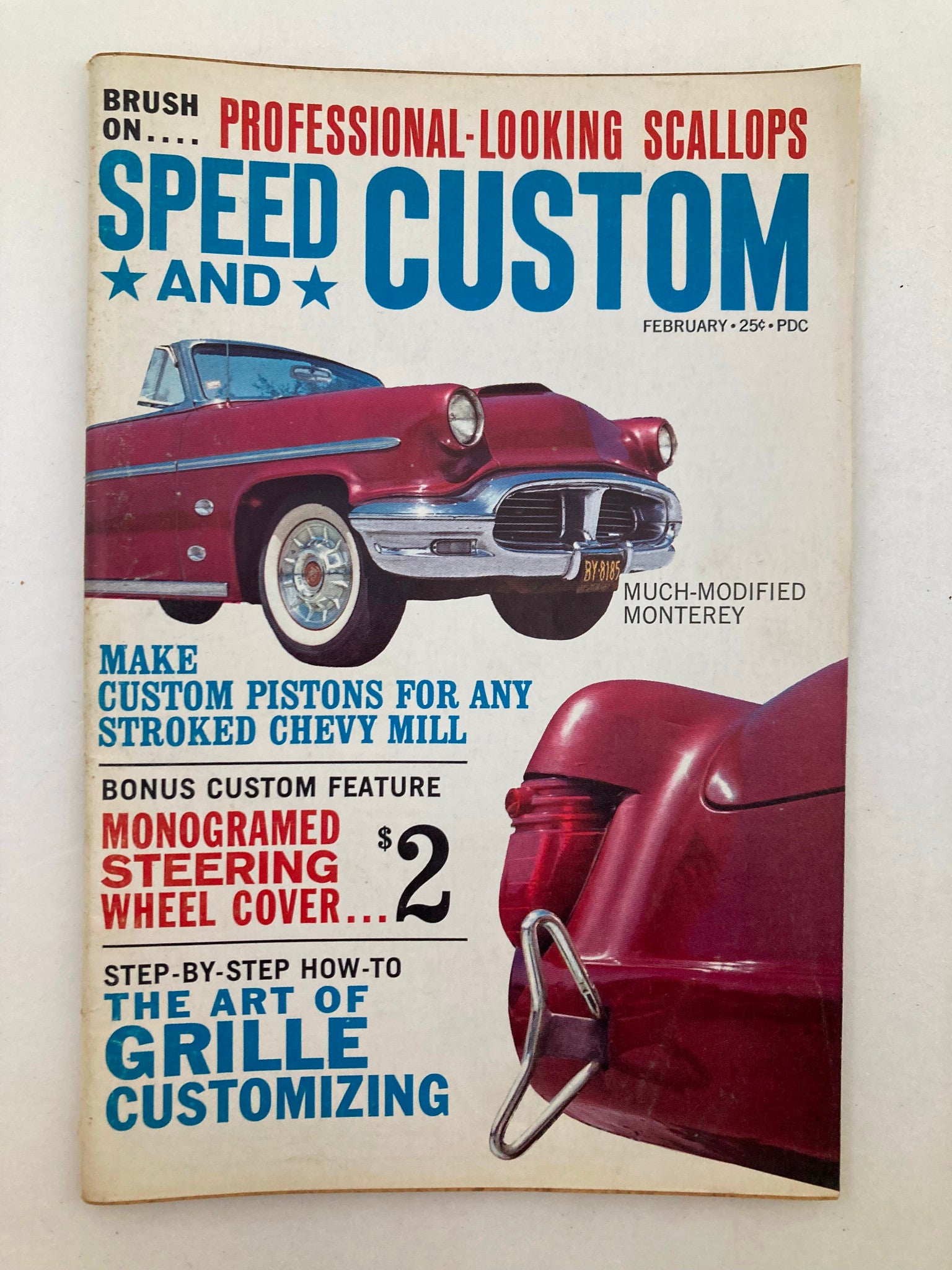 VTG Speed & Custom Magazine February 1962 Vol 8 #8 Modified Monterey No Label