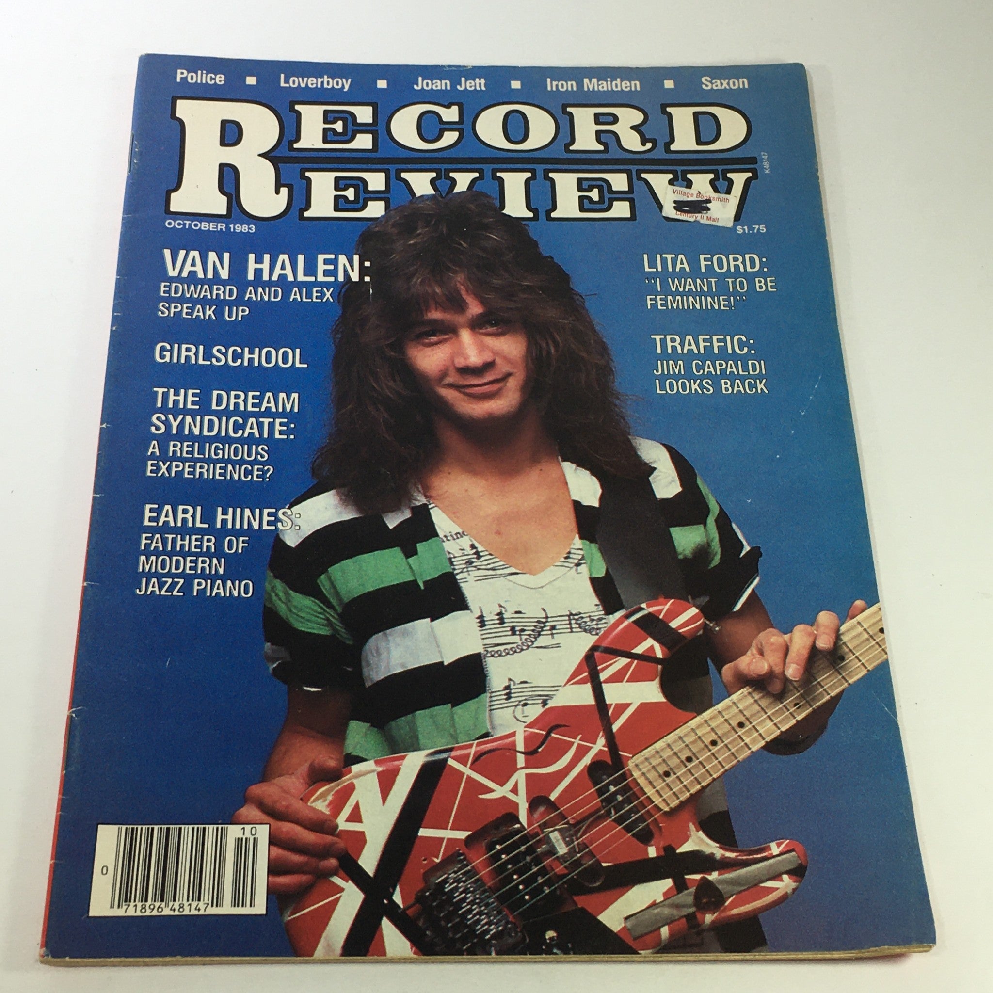 VTG Record Review Magazine October 1983 - Van Hallen / Earl Hines / Lita Ford