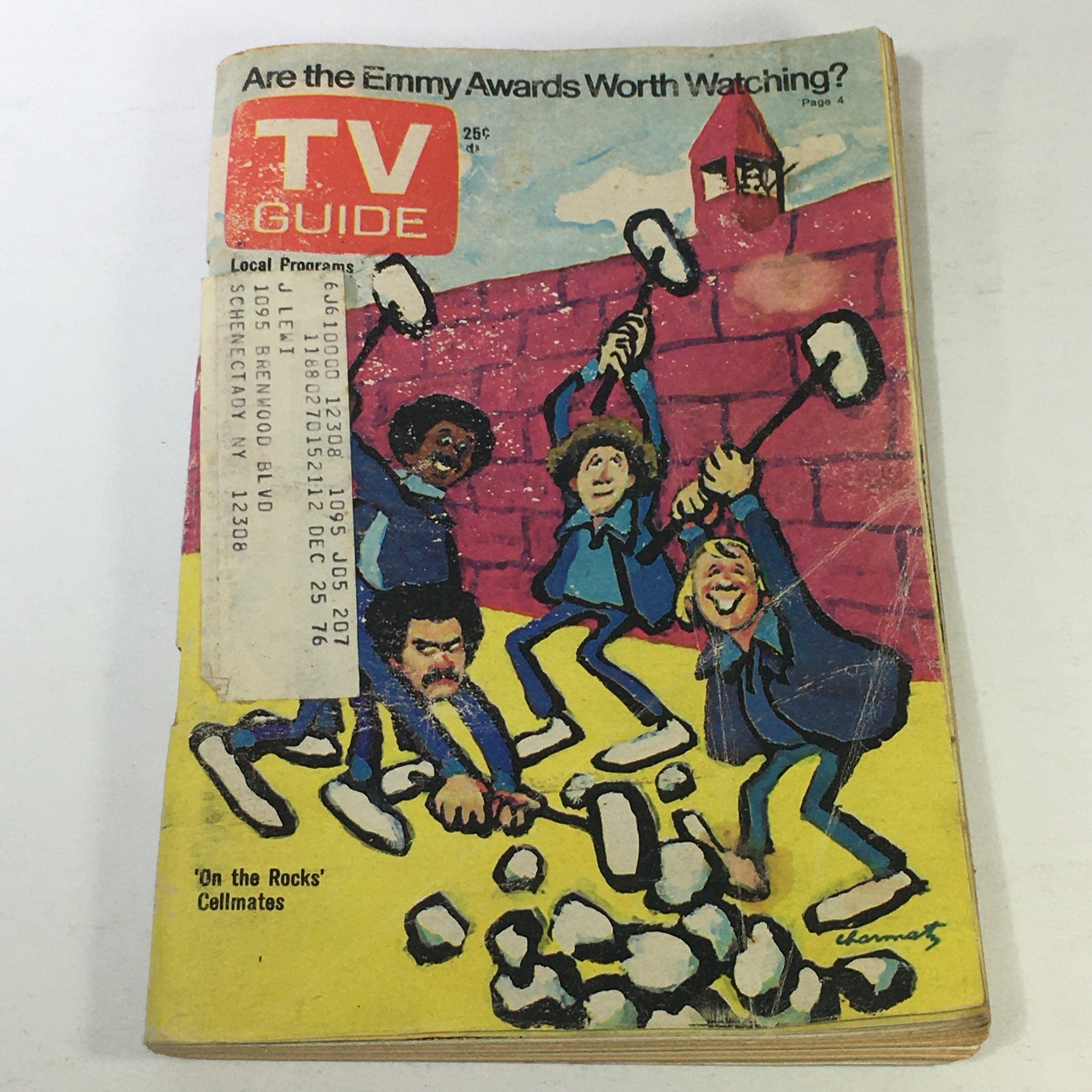 VTG TV Guide May 15 1976 - 'On The Rocks' Cellmates Rochester NY