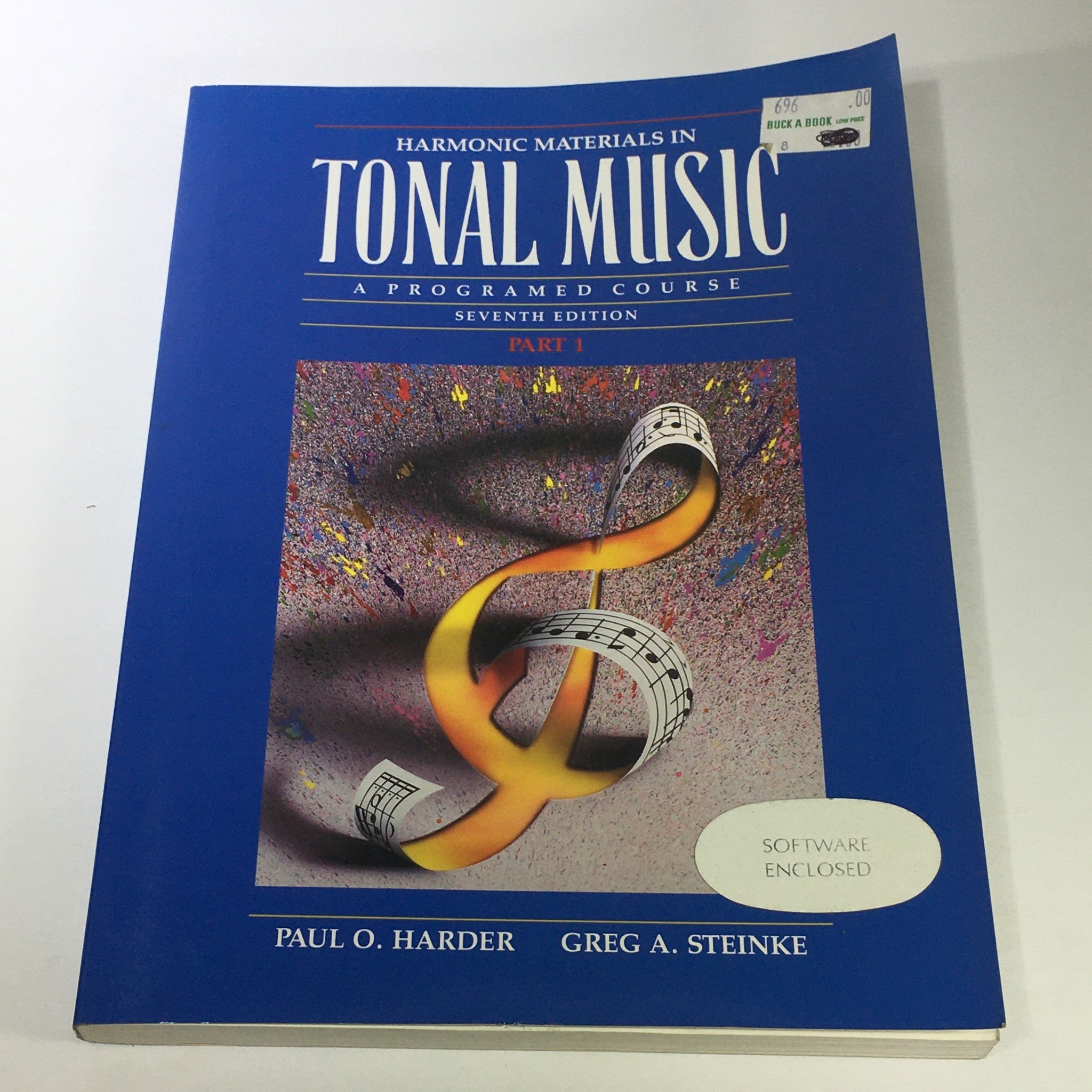 VTG 1986 Harmonic Materials in Tonal Music by Paul Harder and Greg A. Steinke