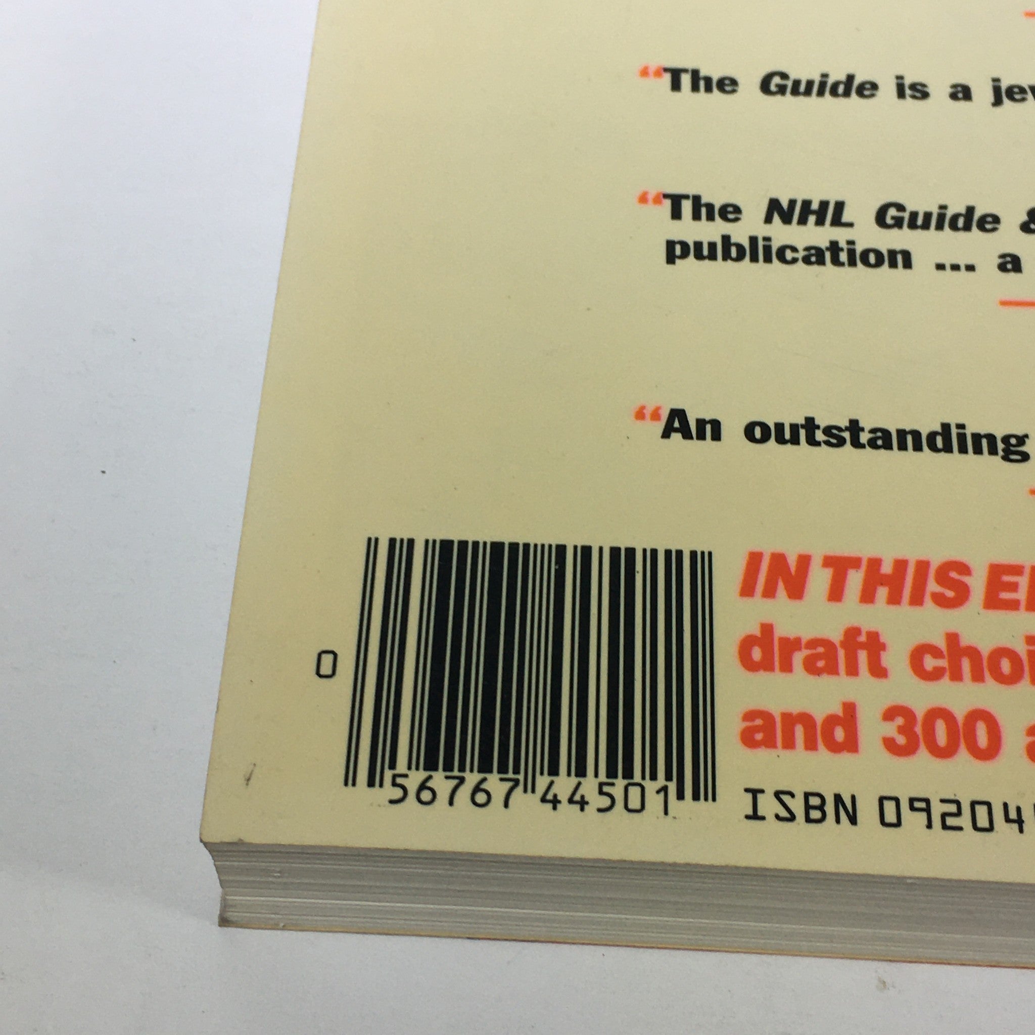 VTG 1986-1987 The National Hockey League Official Guide & Record Book