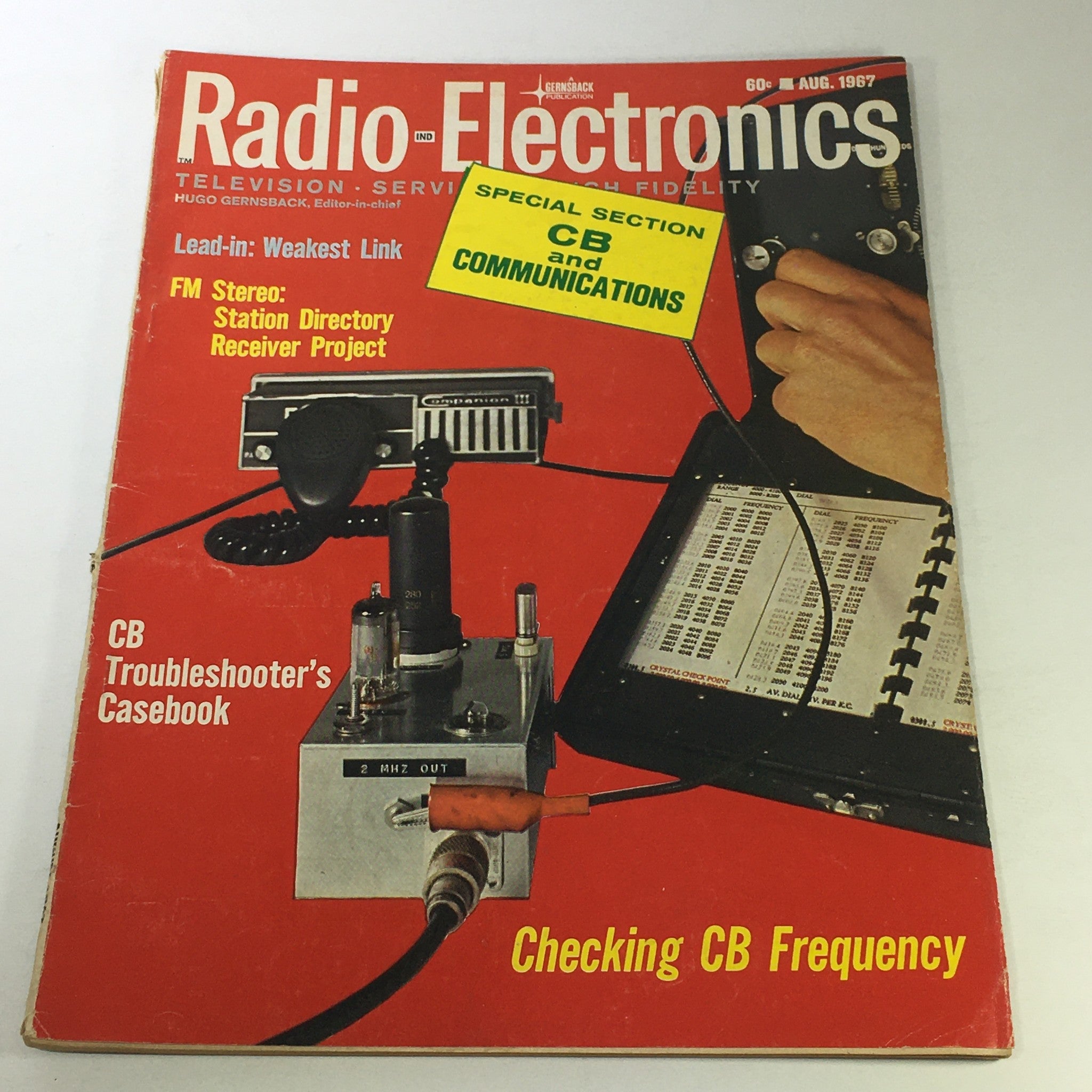 VTG Radio-Electronics Television Magazine August 1967 - CB Frequency