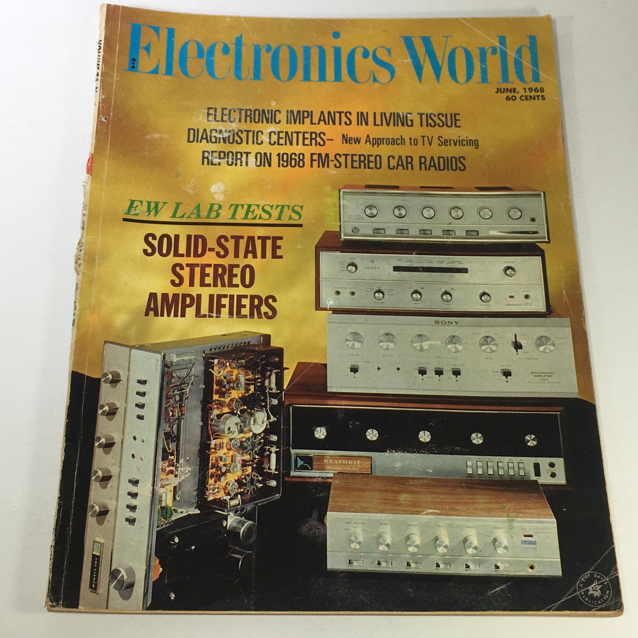 VTG Electronics World Guide Magazine June 1968 - Solid-State Stereo Amplifiers