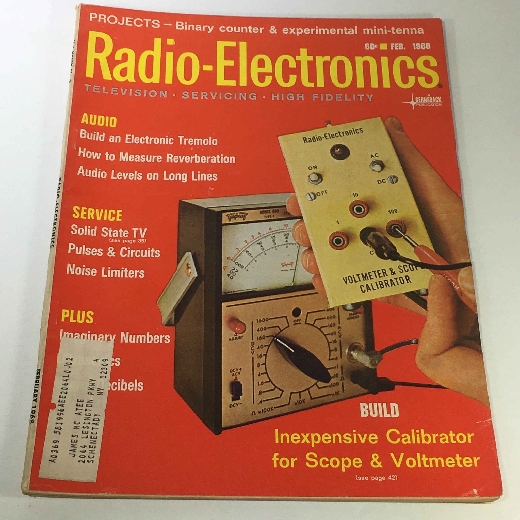 VTG Radio-Electronics Magazine February 1968 Inexpensive Calibrator for Scope