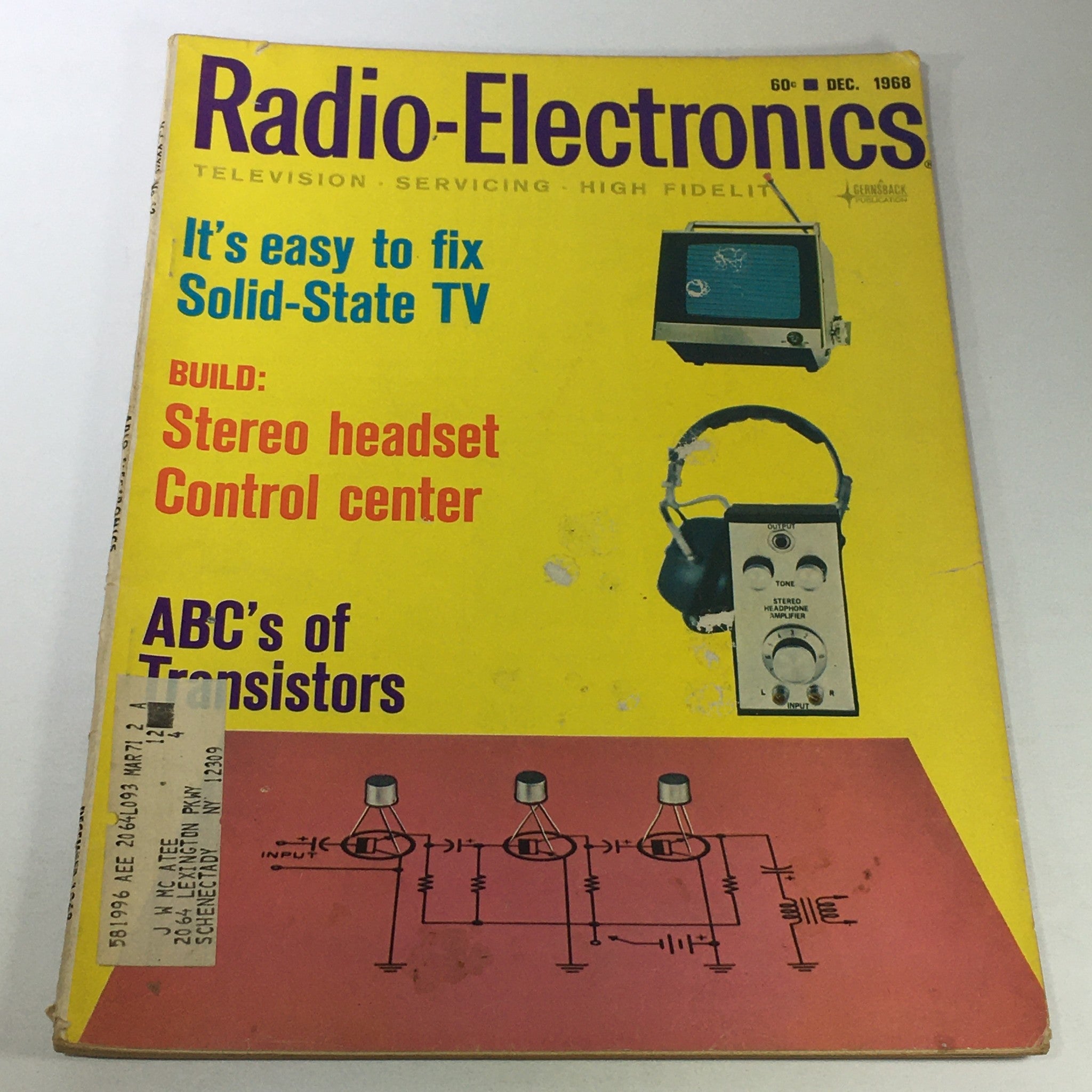 VTG Radio-Electronics Magazine December 1968 - Stereo Headset Control Center