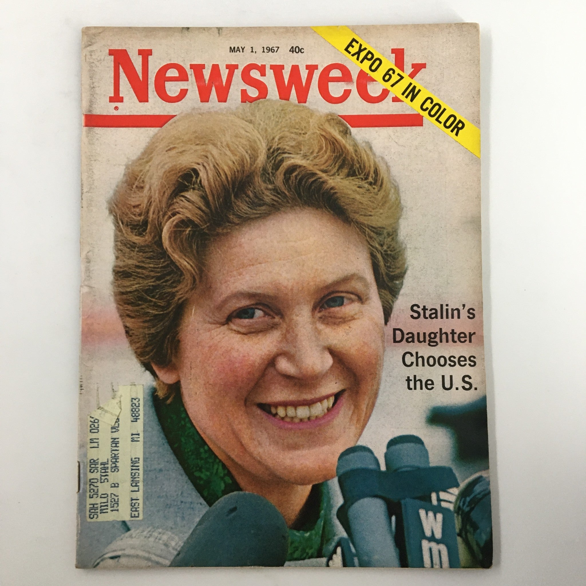 VTG Newsweek Magazine May 1 1967 Stalin's Daughter Chooses The U.S.