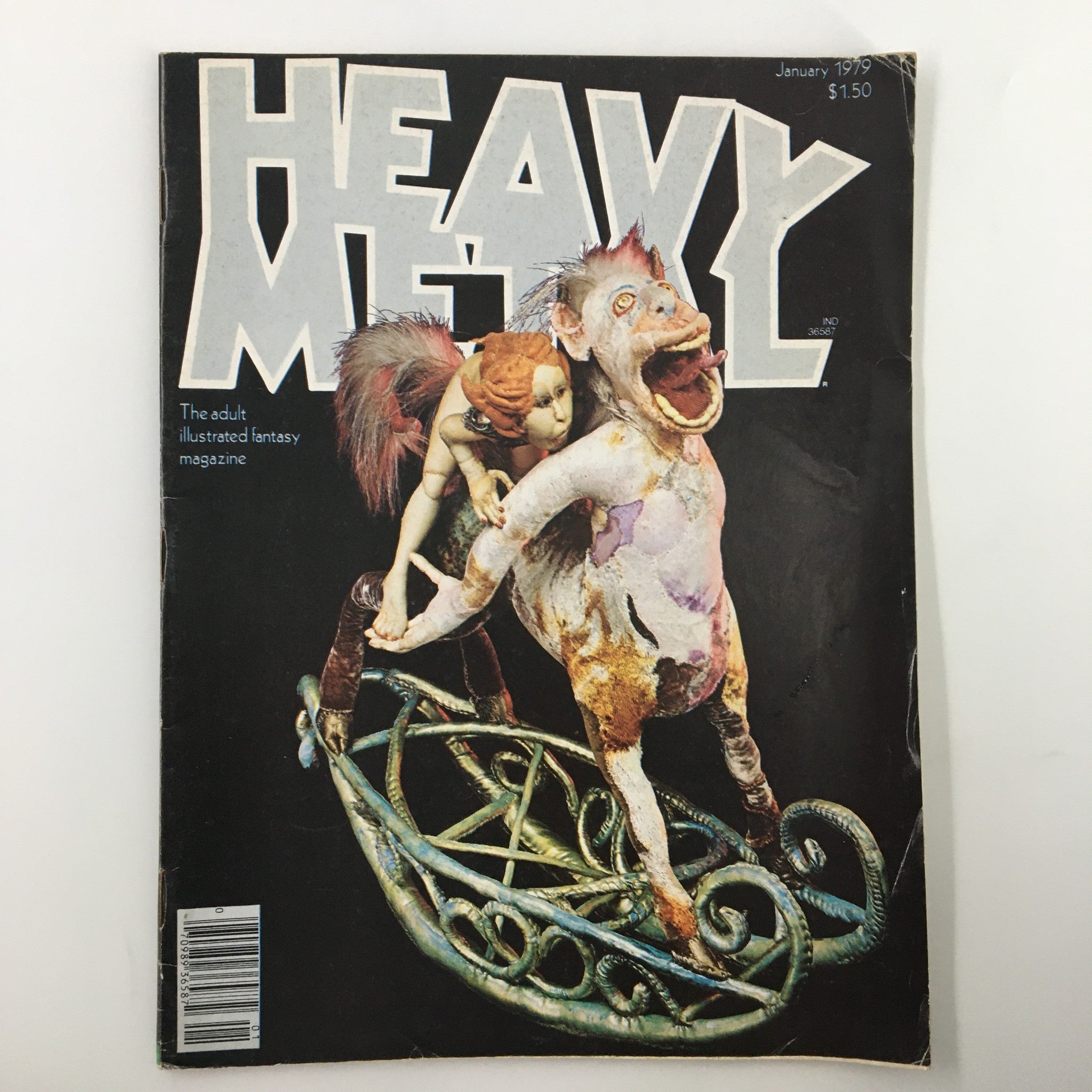 VTG Heavy Metal Magazine January 1979 Vol II #9 Rocking Centaur No Label