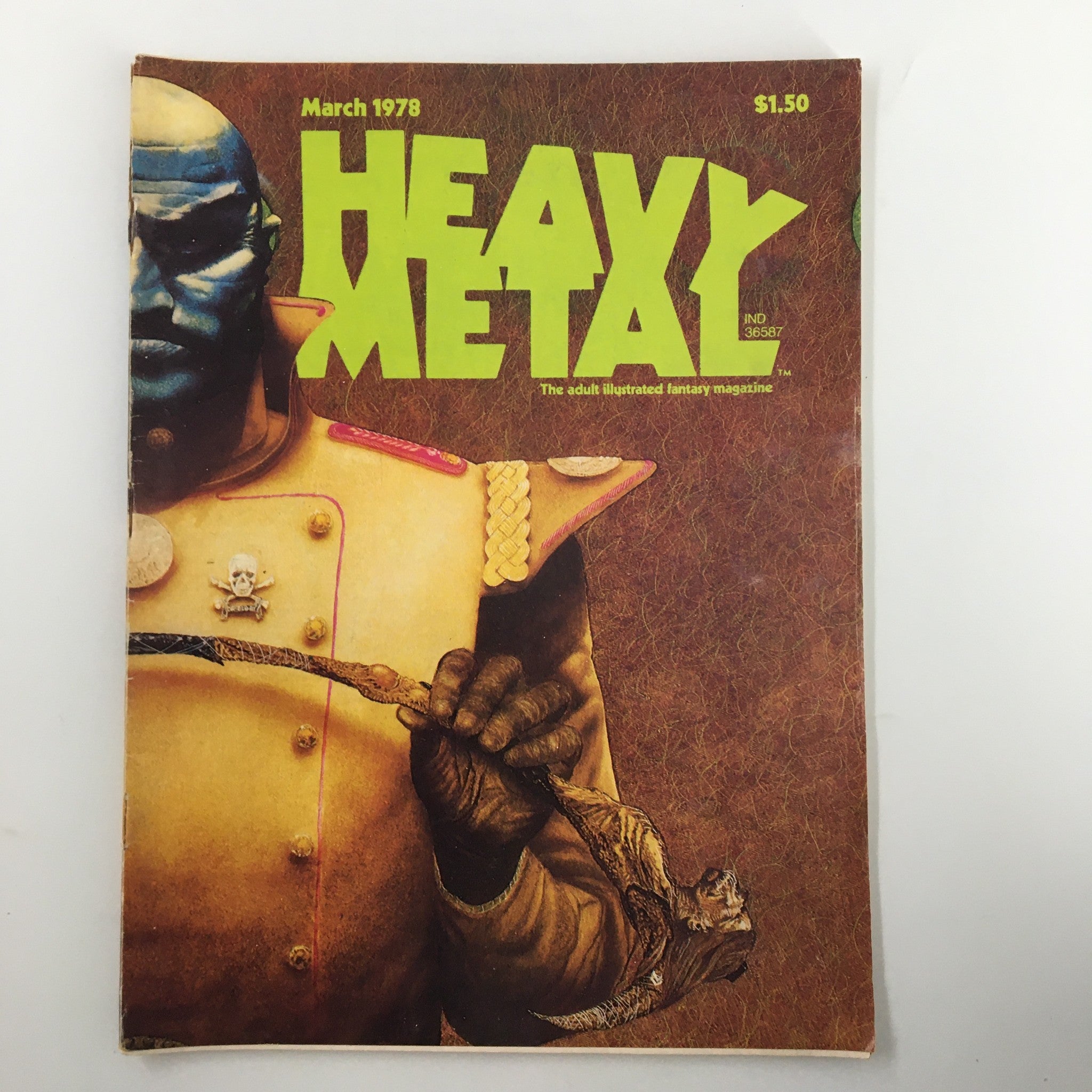 VTG Heavy Metal Magazine March 1978 Vol I #12 Colonel King No Label