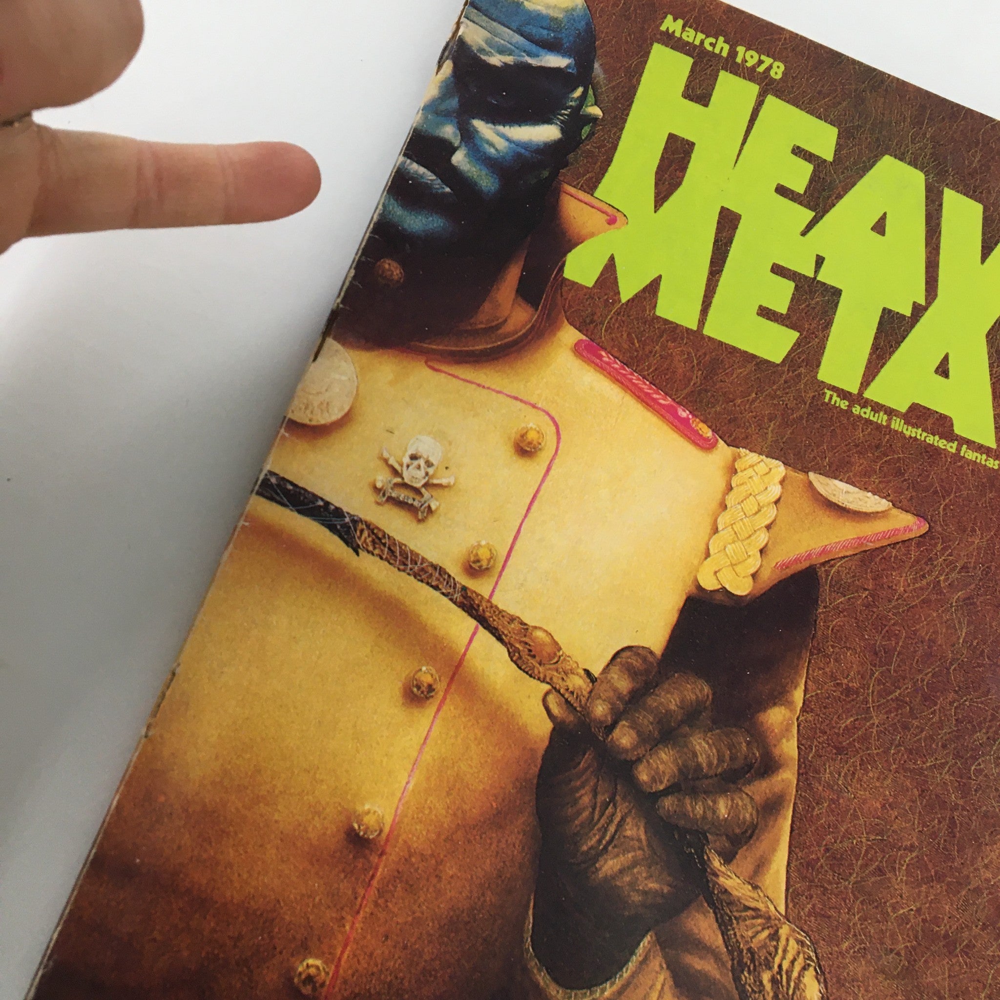 VTG Heavy Metal Magazine March 1978 Vol I #12 Colonel King No Label