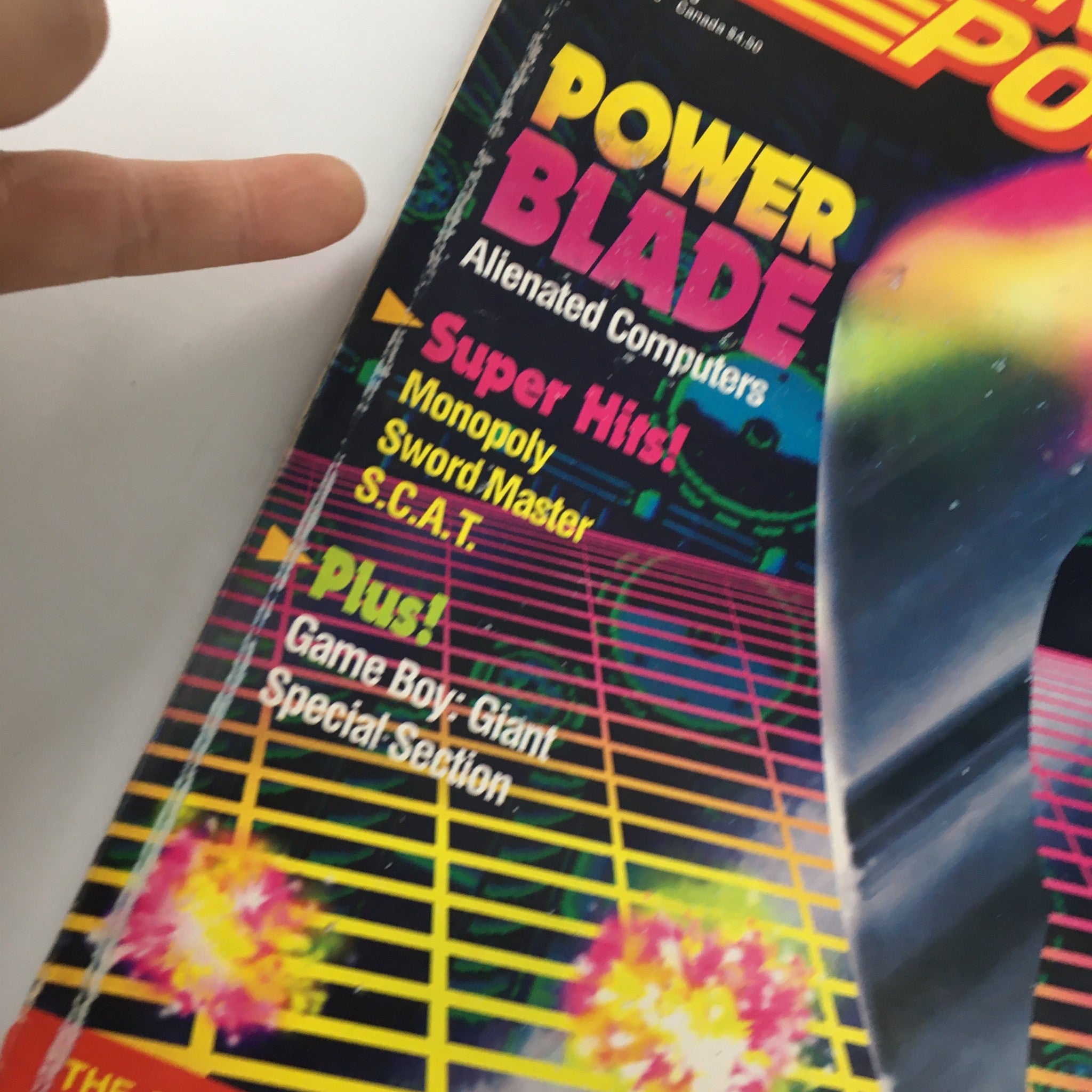 Nintendo Power Magazine April 1991 #23 Power Blade Alienated Computers w Poster