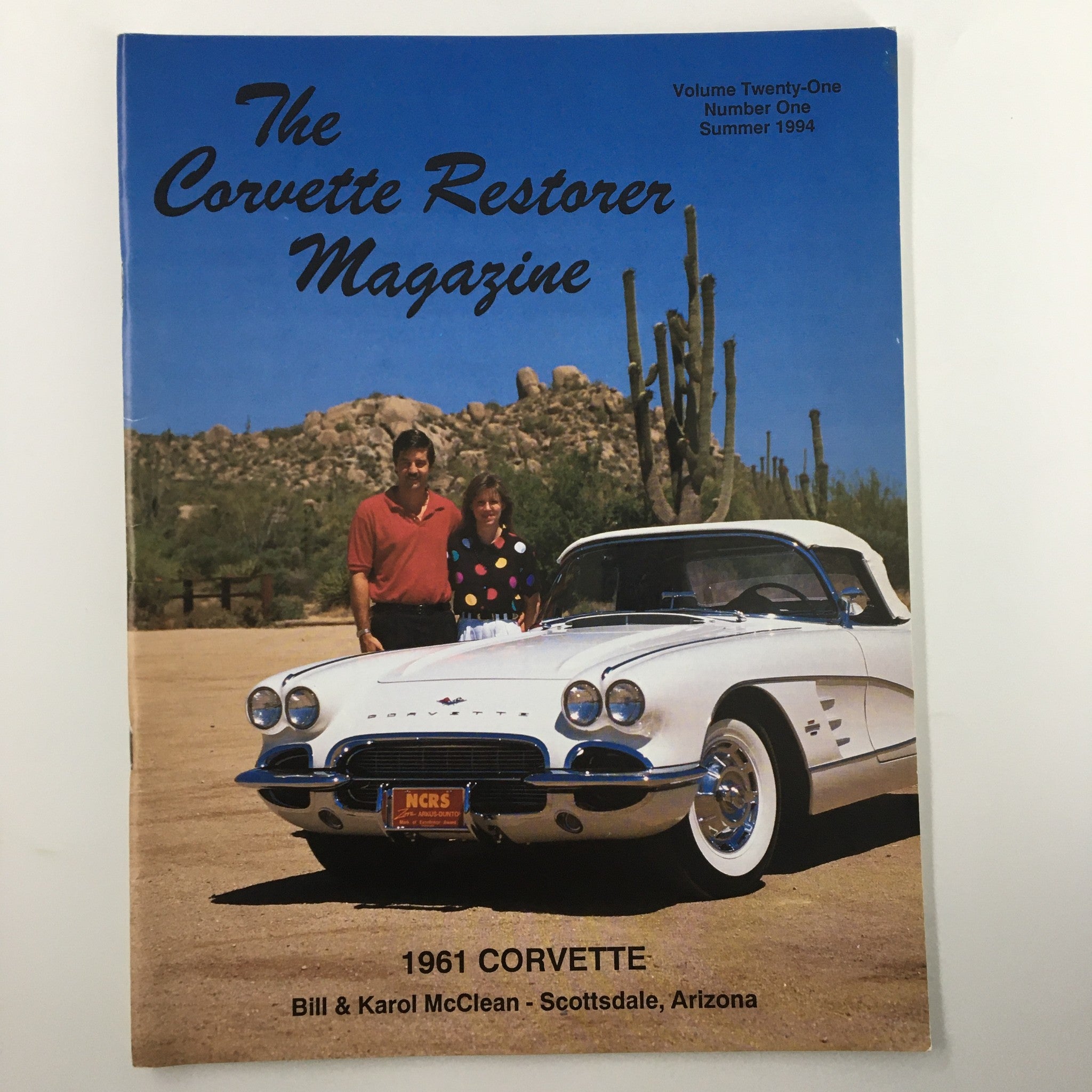 The Corvette Restorer Magazine Summer 1994 Bill & Karol's Corvette No Label VG