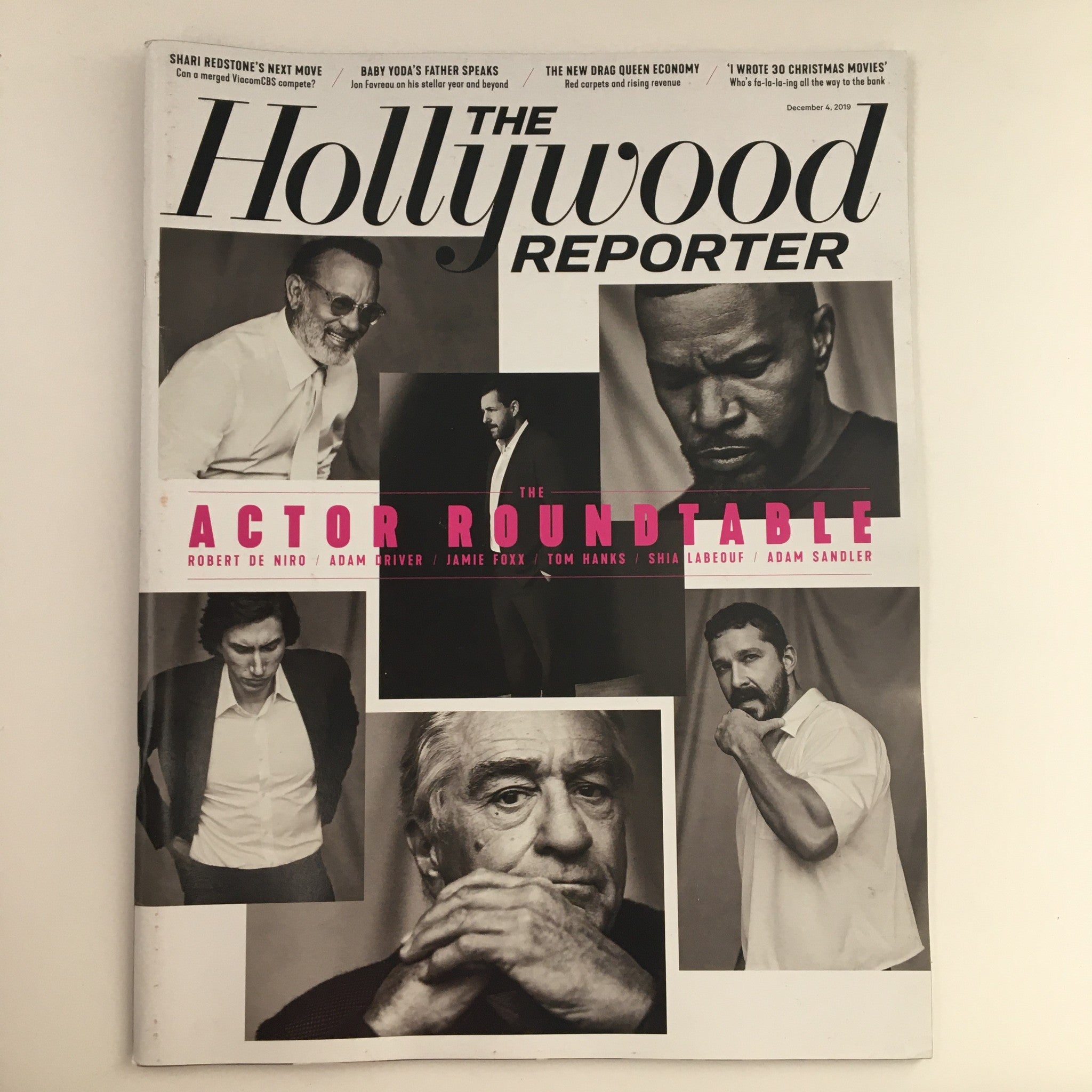 The Hollywood Reporter December 4 2019 Robert De Niro & Adam Driver, No Label