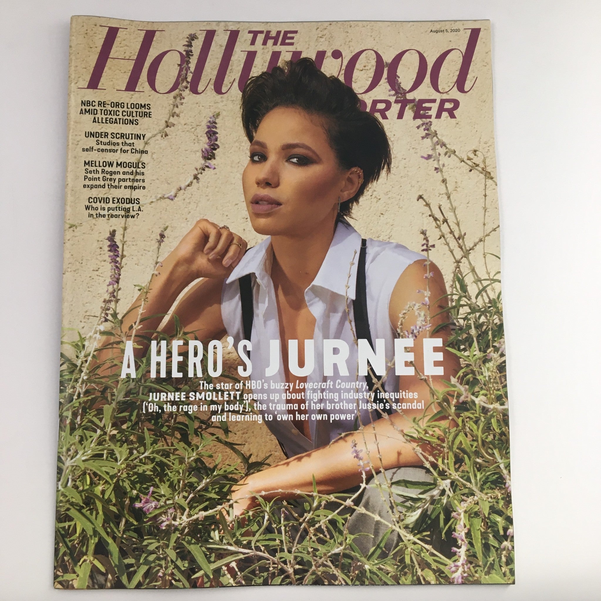 The Hollywood Reporter August 5 2020 Jurney Smollett & Seth Rogen, No Label VG